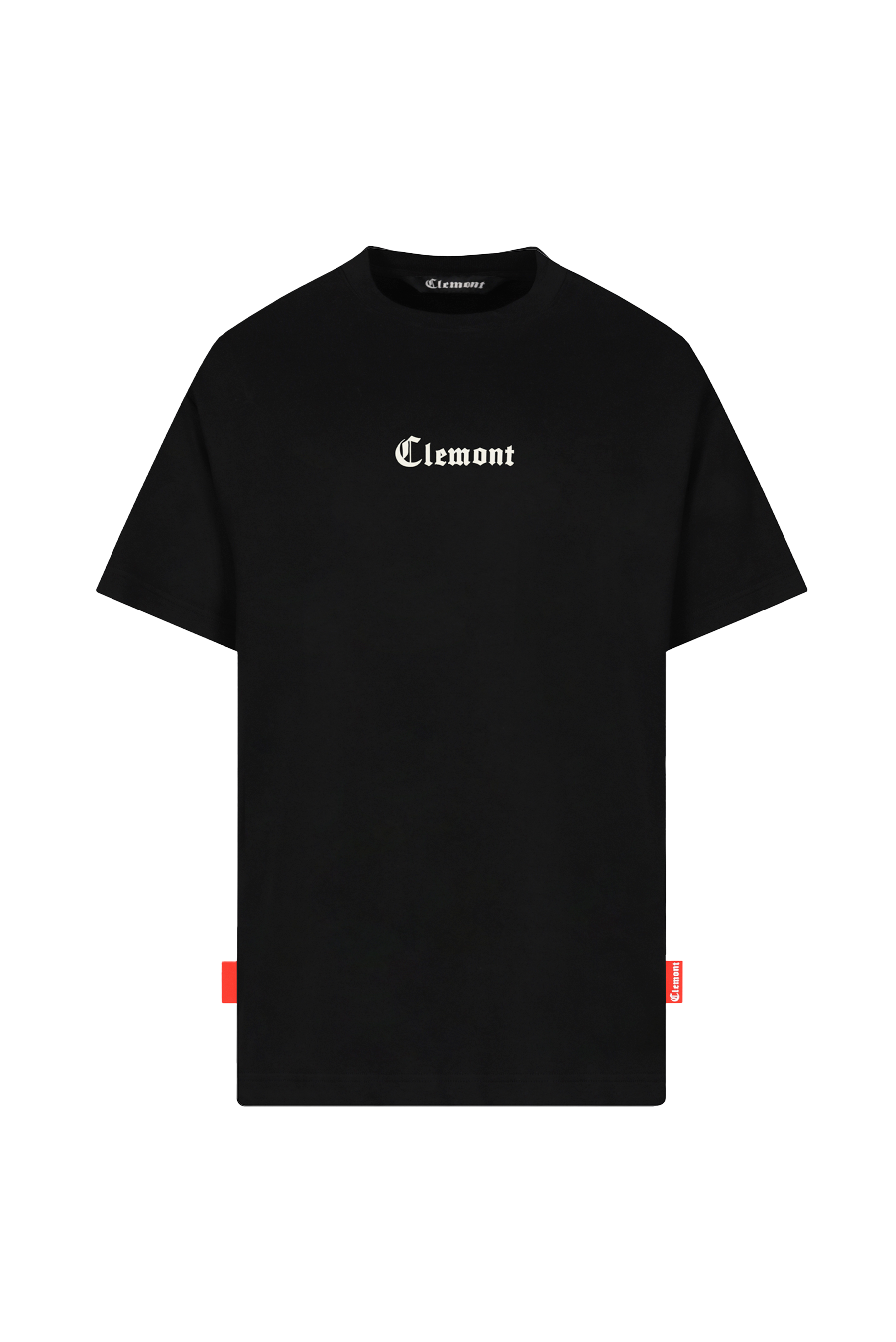 T-SHIRT MEN OVERSIZED FULGORE BLACK CLEMONT