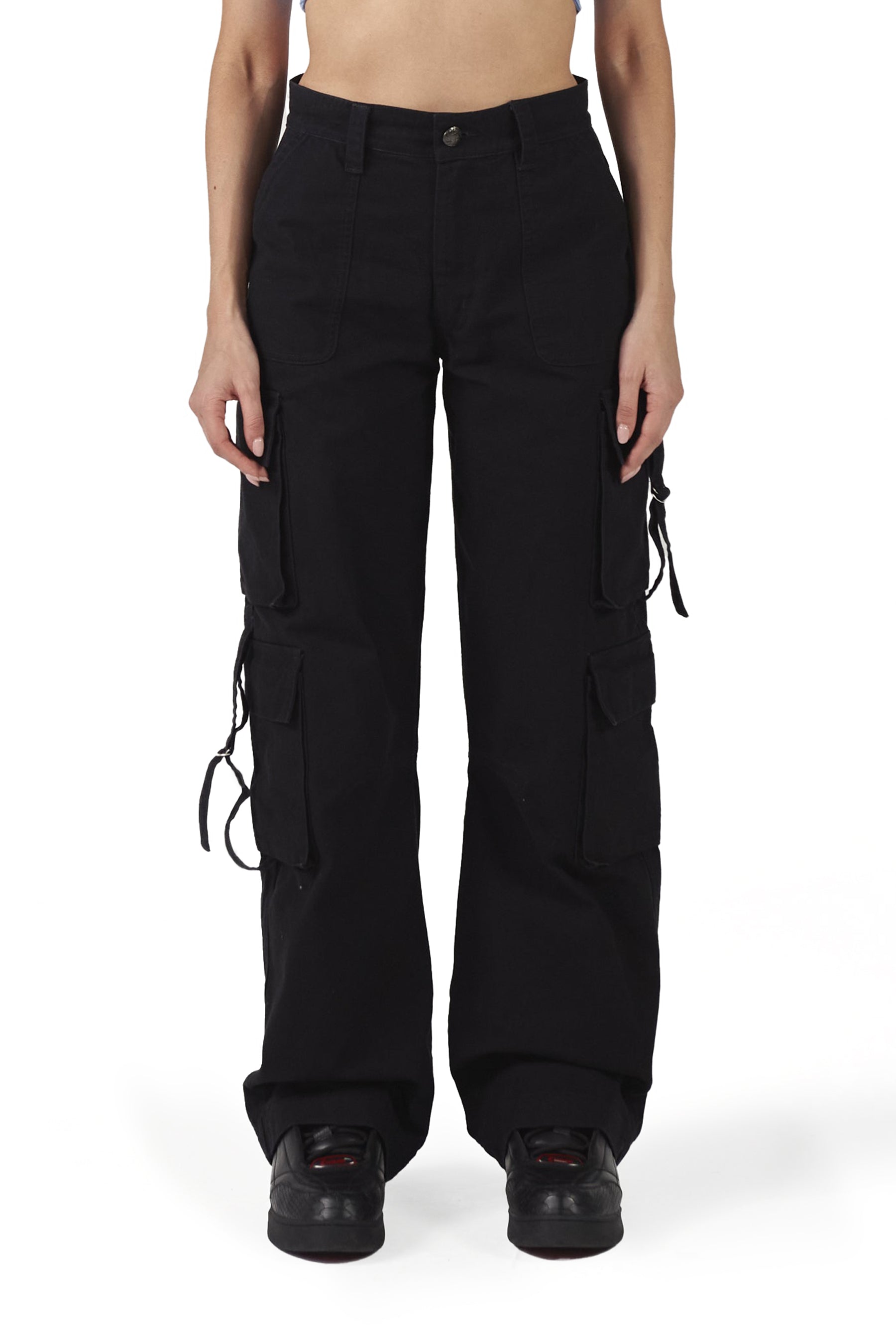 PANTALON PARALLELO NEGRO CLEMONT