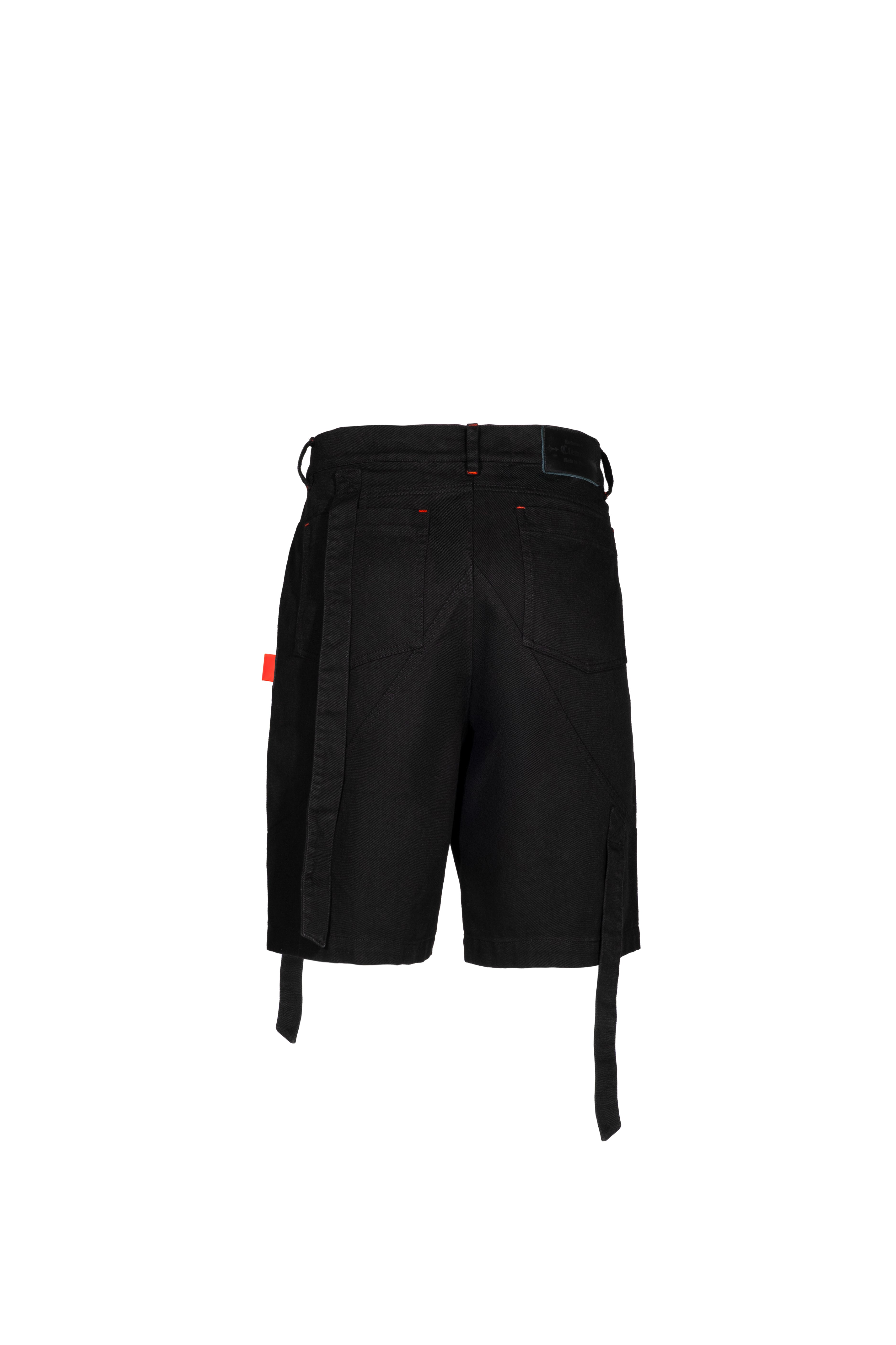 BERMUDA DRILL MASCULINO VANTAGGIO NEGRO CLEMONT