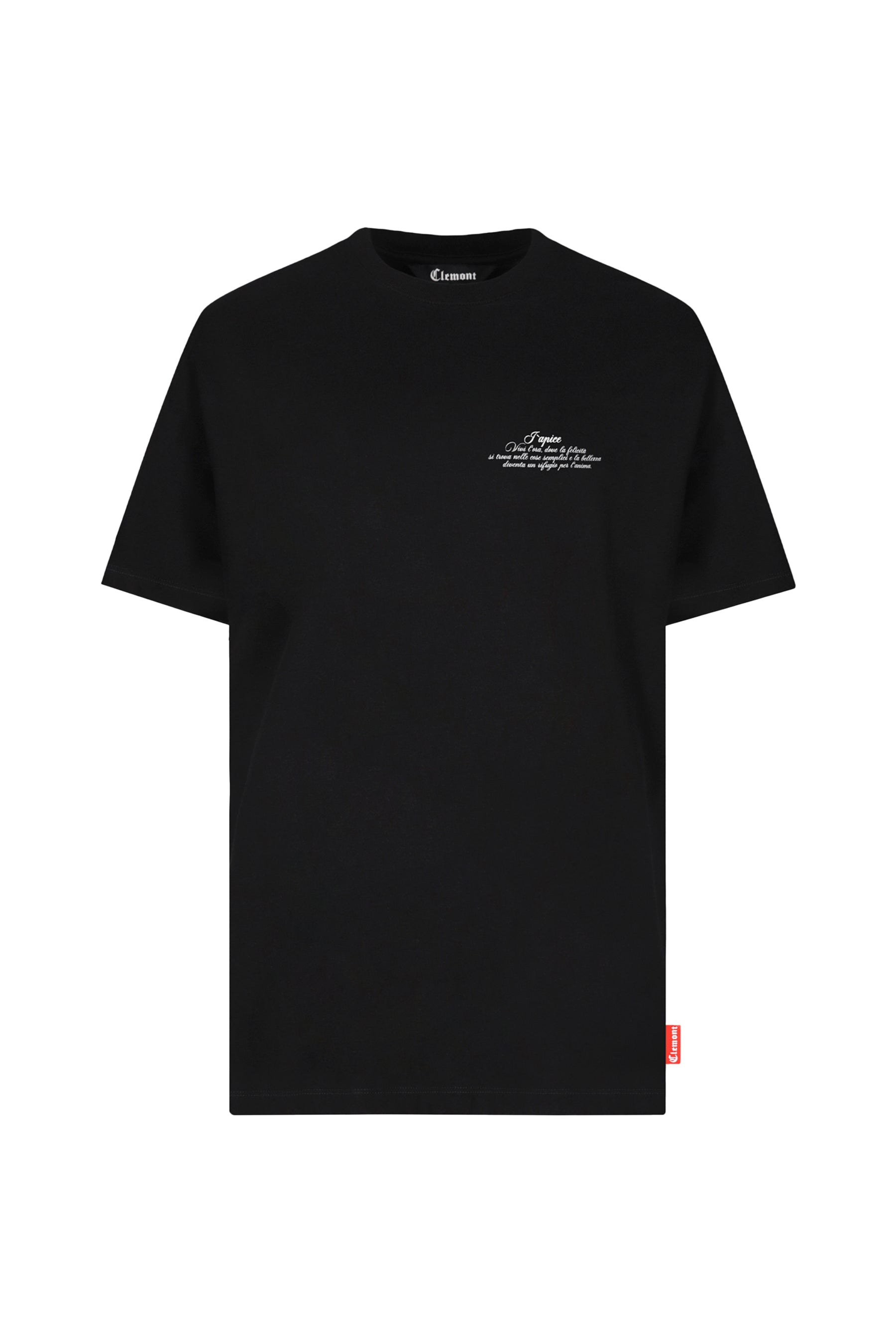 T-SHIRT MEN RISPLENDENTE BLACK CLEMONT