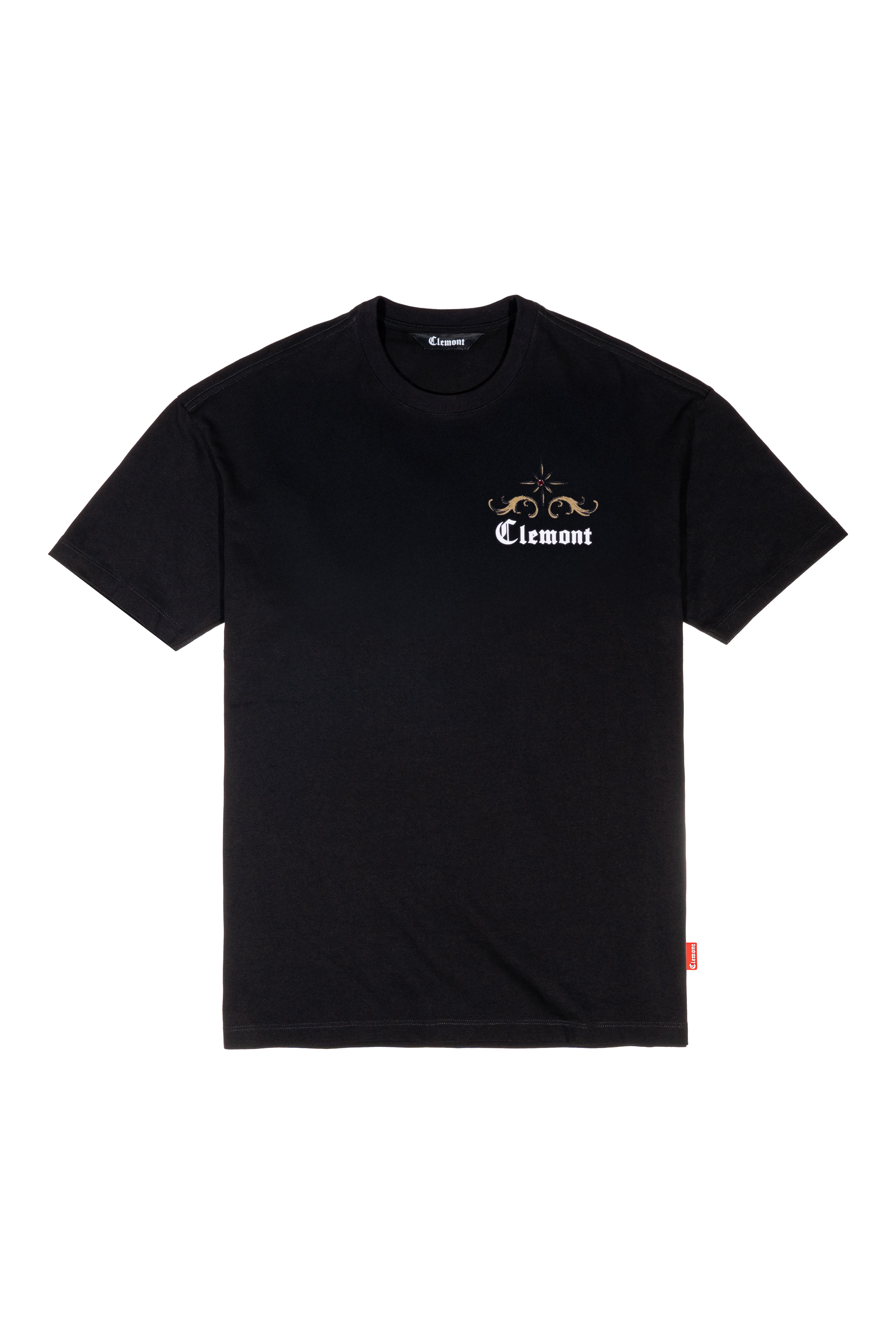 CAMISETA OVERSIZED MASCULINO FILIGRANA NEGRO CLEMONT