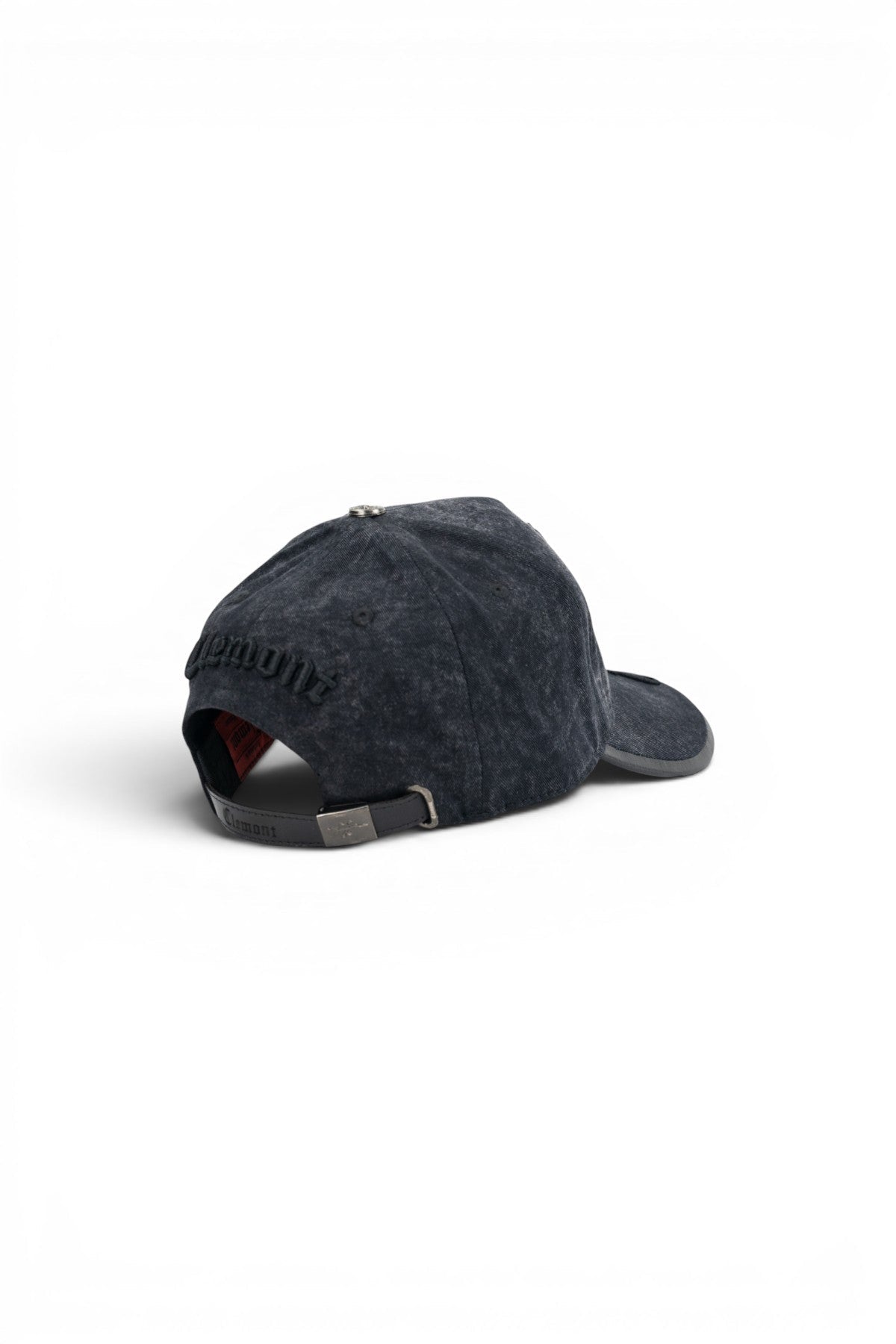 ACCESORIOS GORRA FLESSO LAVADO ÁCIDO NEGRO CLEMONT - Clemont Oficial