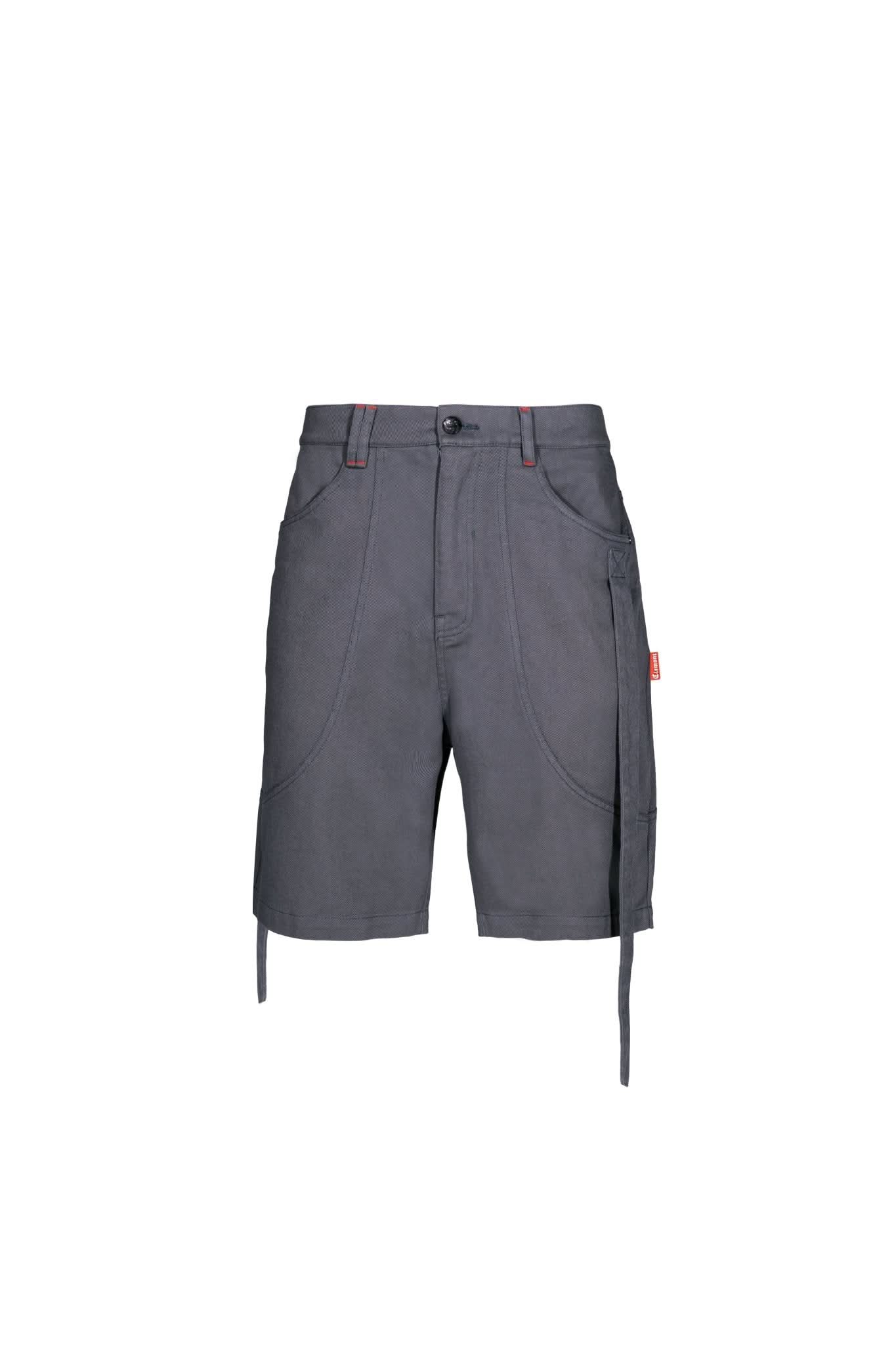 BERMUDA DRILL MASCULINO VANTAGGIO GRIS OSCURO CLEMONT - CLEMONT.CO S.A.S.