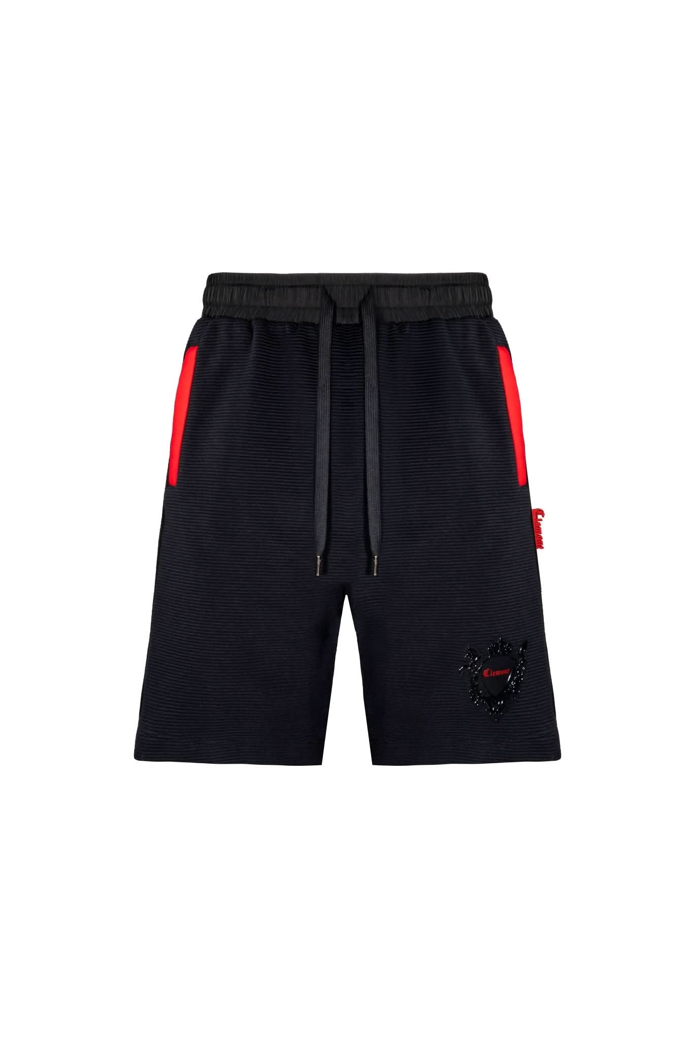 BERMUDA MASCULINA AULICO NEGRO CLEMONT - Clemont Oficial