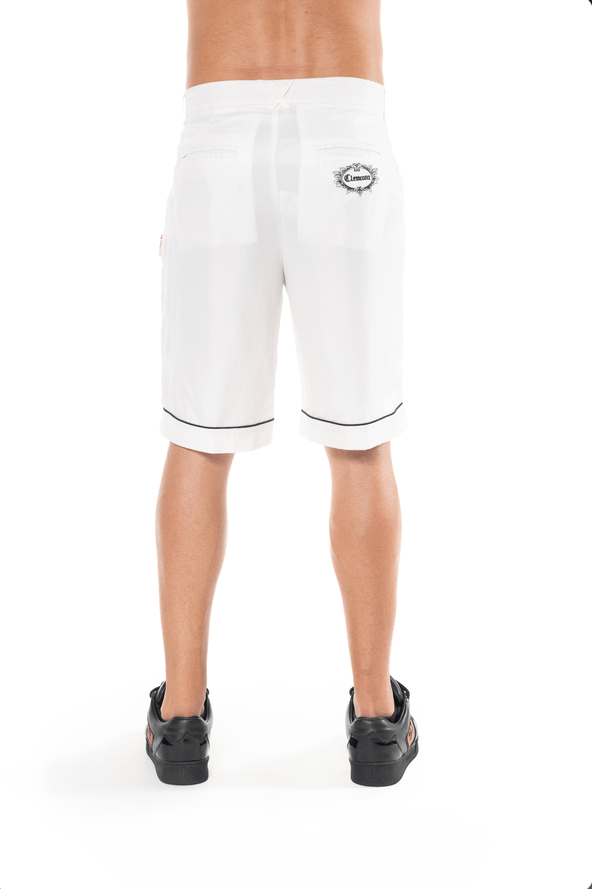 BERMUDA NOBILE CREMA/NEGRO MASCULINO CLEMONT - CLEMONT.CO S.A.S.