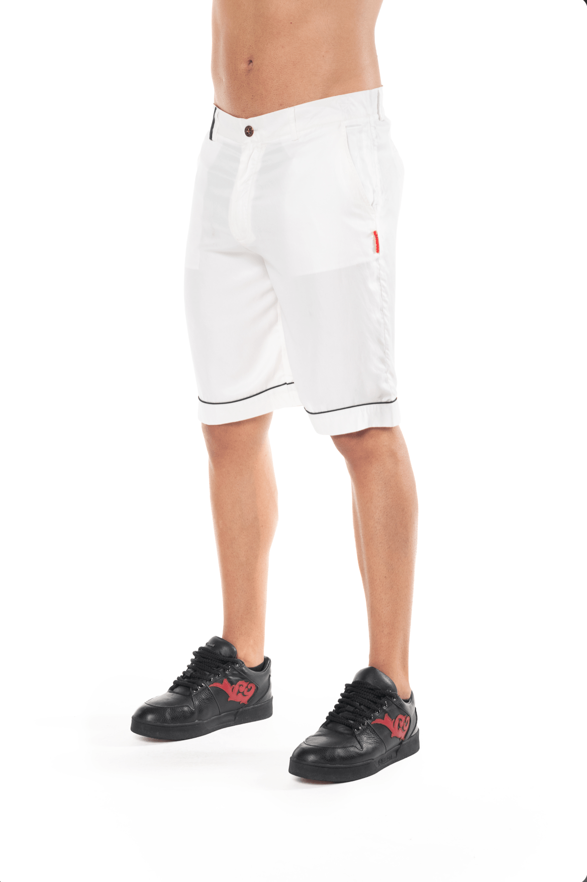 BERMUDA NOBILE CREMA/NEGRO MASCULINO CLEMONT - CLEMONT.CO S.A.S.