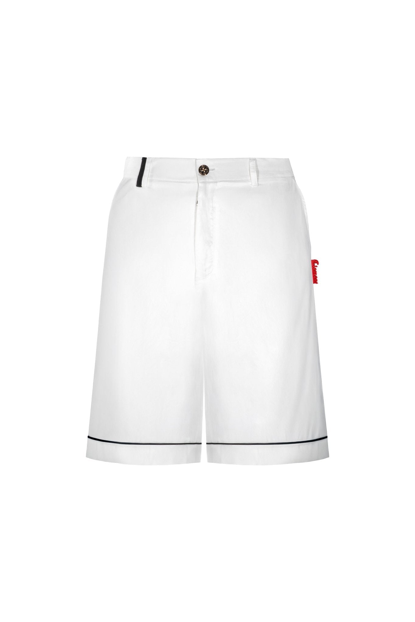 BERMUDA NOBILE CREMA/NEGRO MASCULINO CLEMONT - CLEMONT.CO S.A.S.