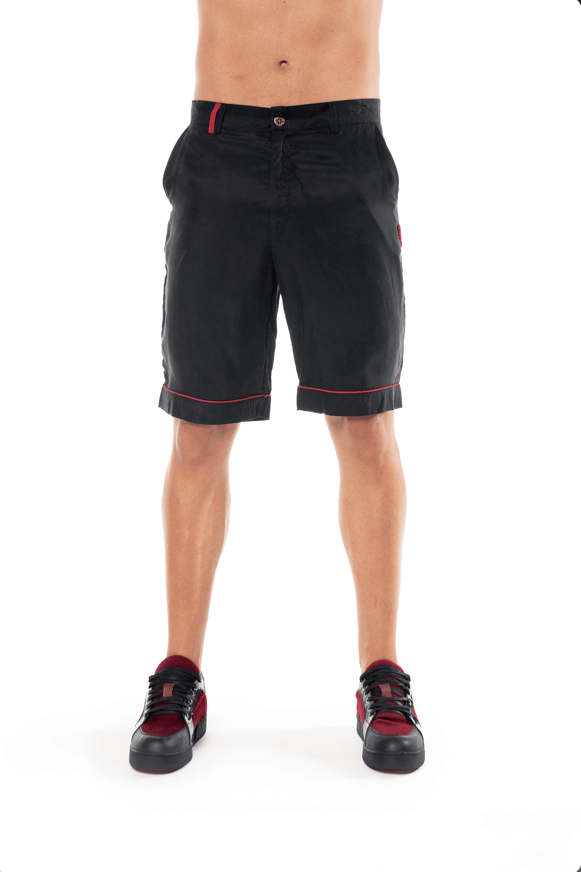 BERMUDA NOBILE NEGRO/ROJO MASCULINO CLEMONT - CLEMONT.CO S.A.S.