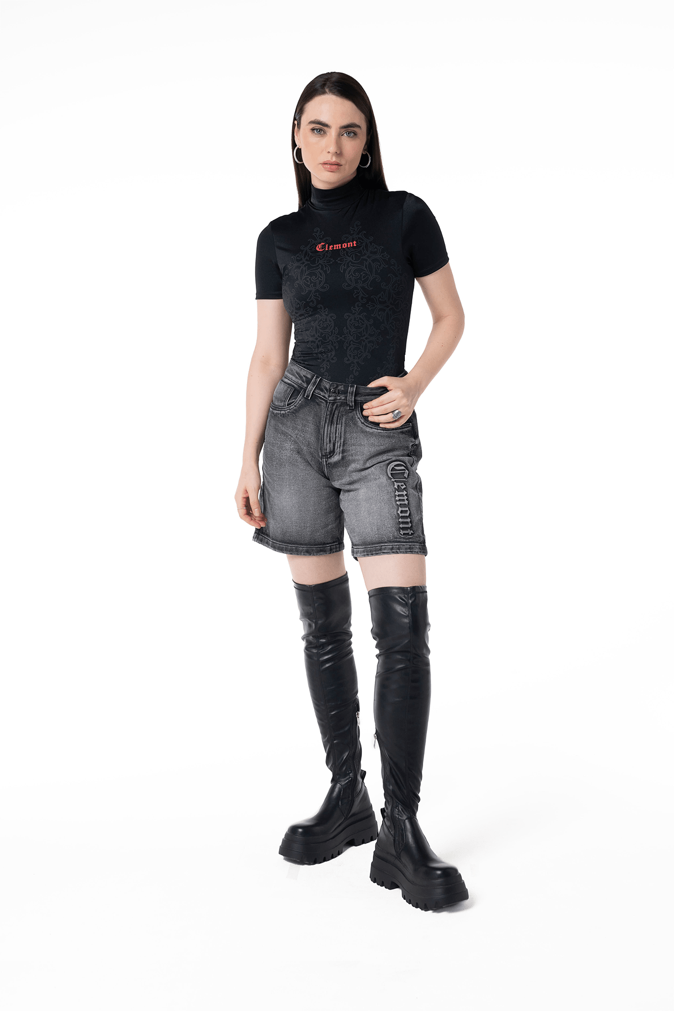 BODY MUJER SOTTILE NEGRO CLEMONT - Clemont Oficial