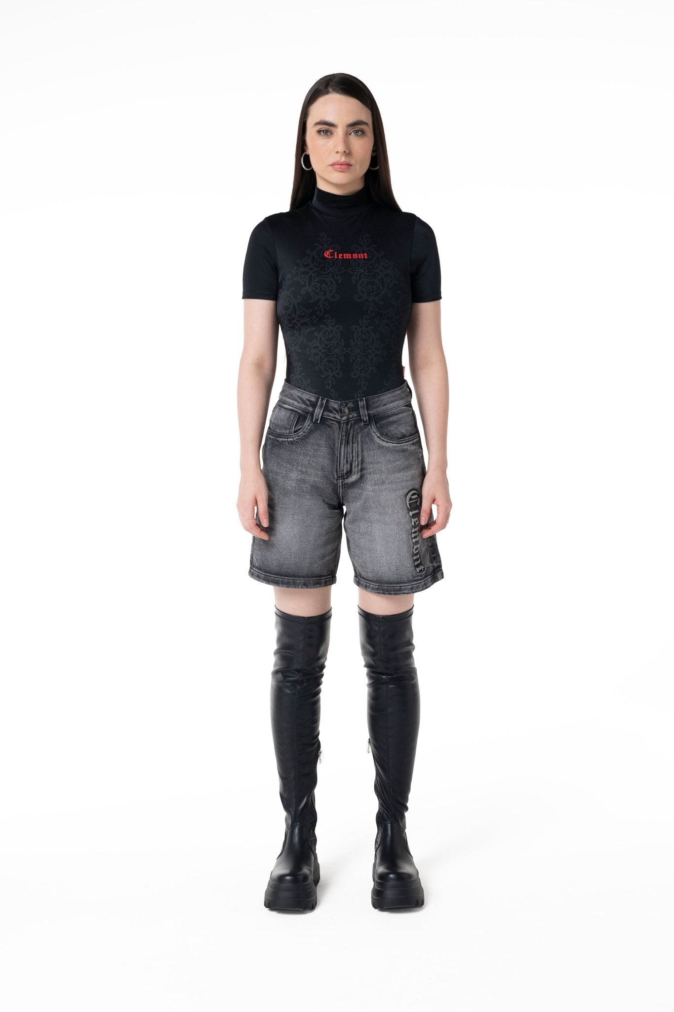 BODY MUJER SOTTILE NEGRO CLEMONT - Clemont Oficial