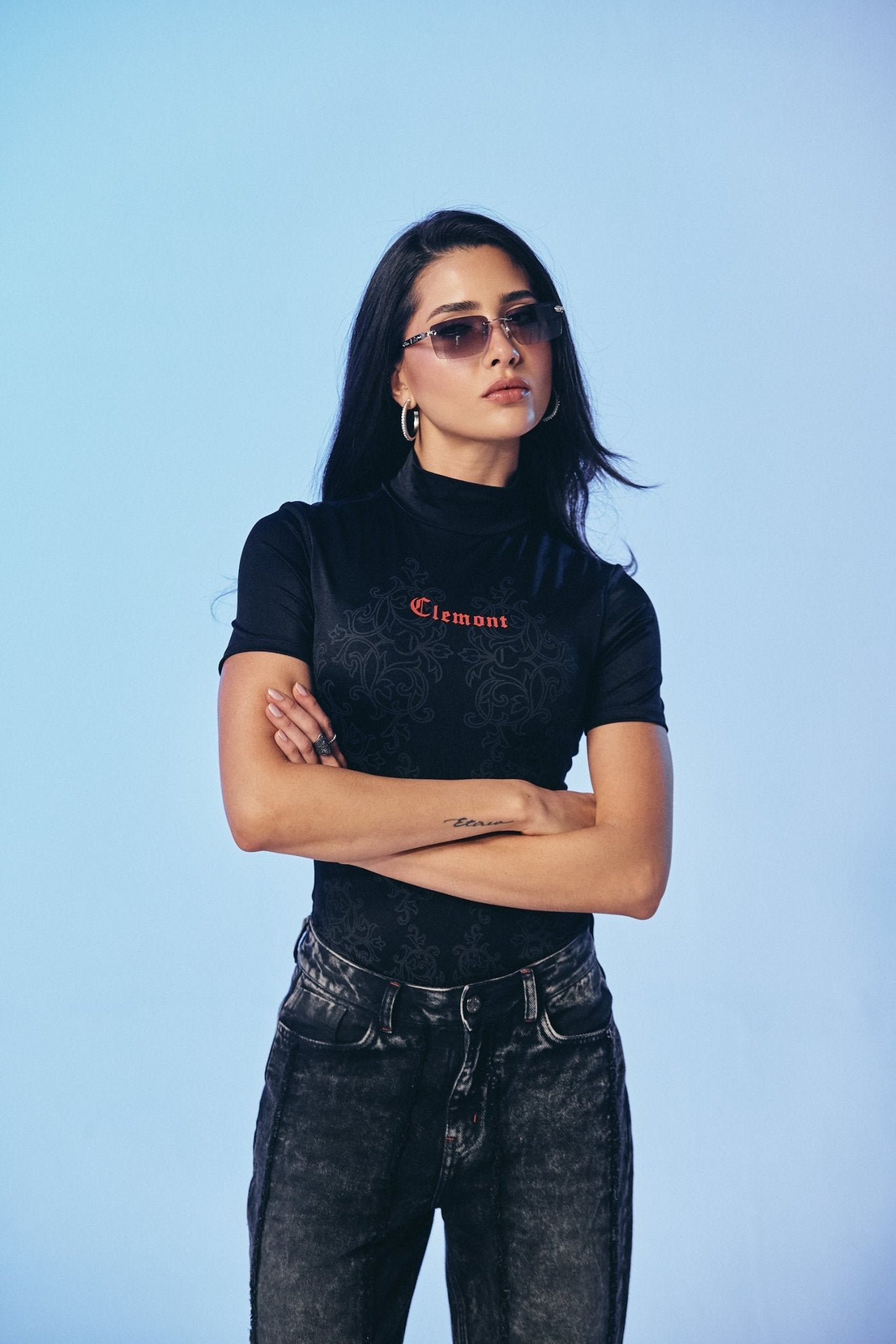 BODY MUJER SOTTILE NEGRO CLEMONT - Clemont Oficial