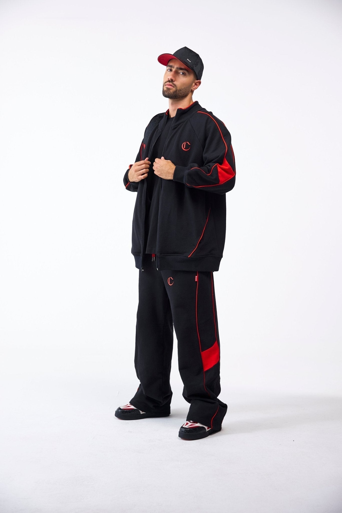 BUZO MASCULINO MUTO NEGRO/ROJO CLEMONT - CLEMONT.CO S.A.S.