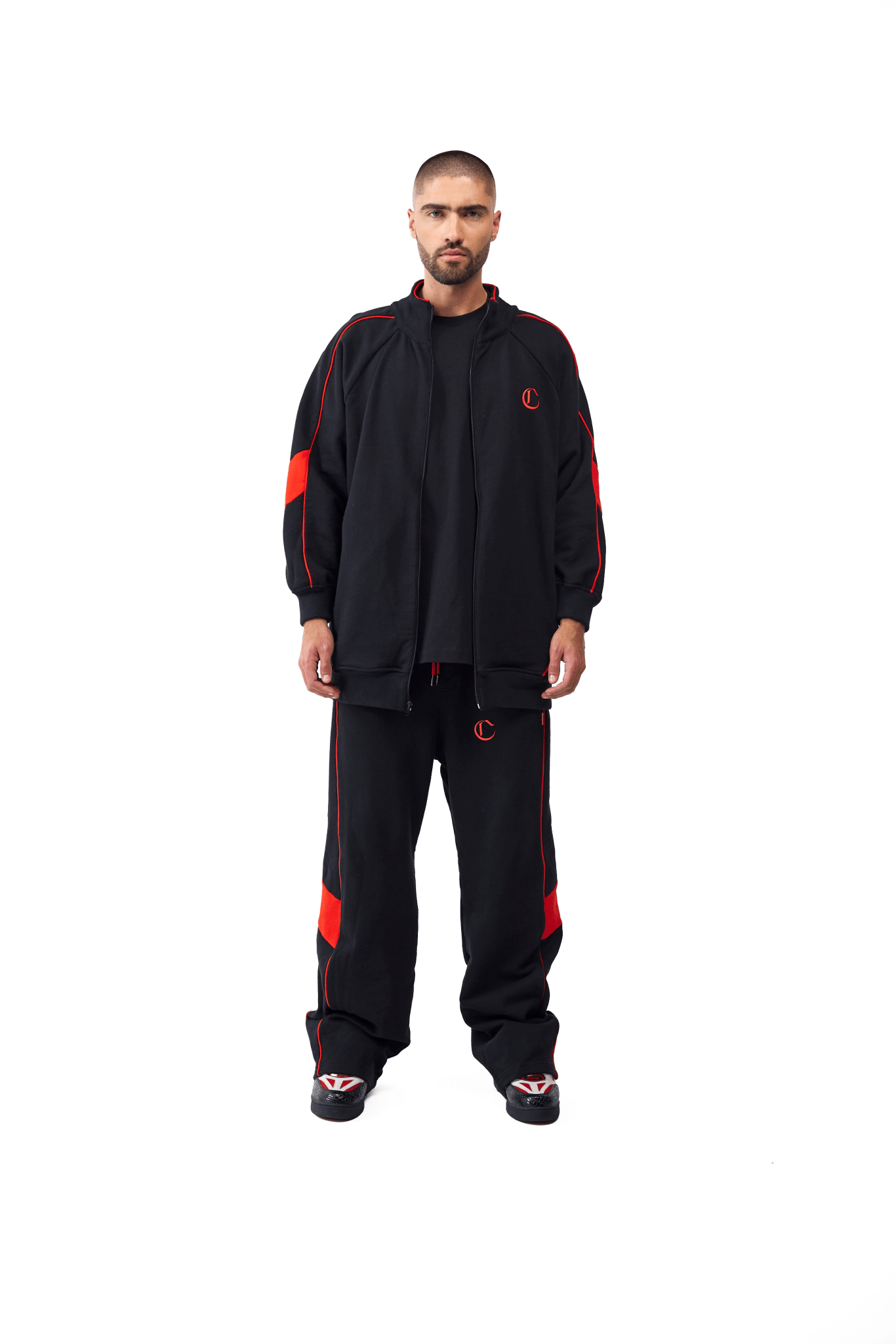 BUZO MASCULINO MUTO NEGRO/ROJO CLEMONT - CLEMONT.CO S.A.S.