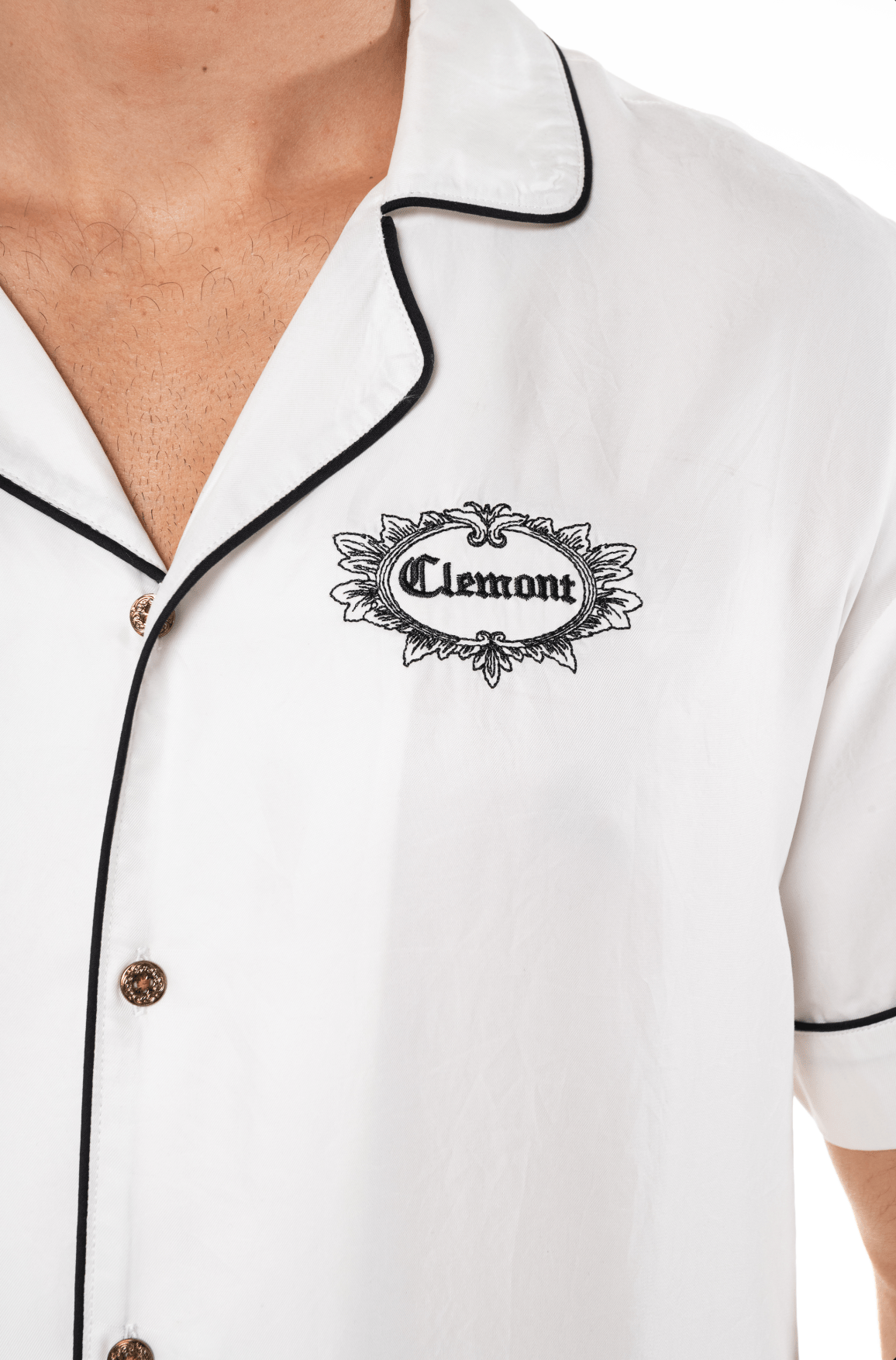 CAMISA DINAMO CREMA/NEGRO MASCULINO CLEMONT - CLEMONT.CO S.A.S.