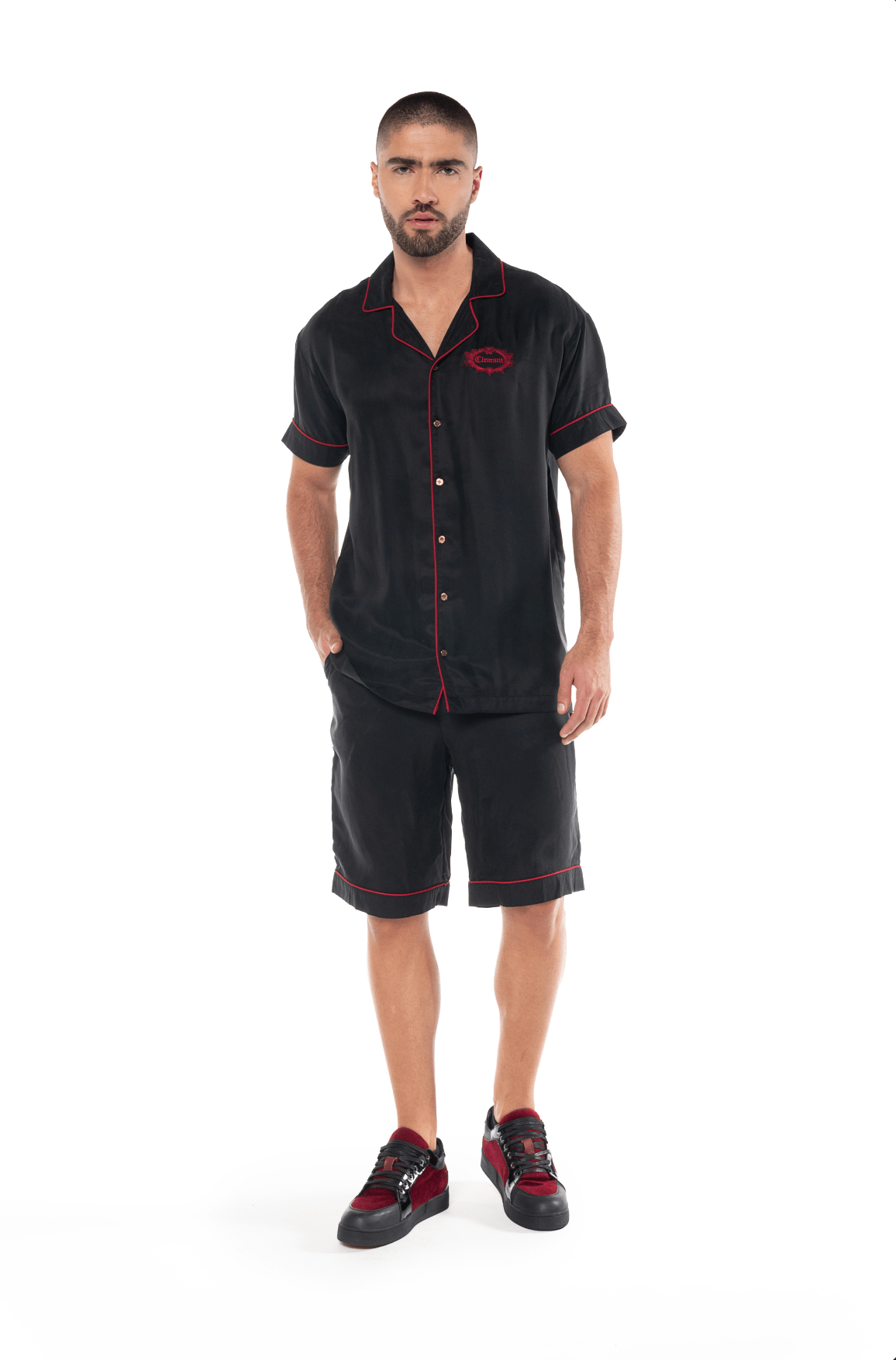 CAMISA DINAMO NEGRO/ROJO MASCULINO CLEMONT - CLEMONT.CO S.A.S.