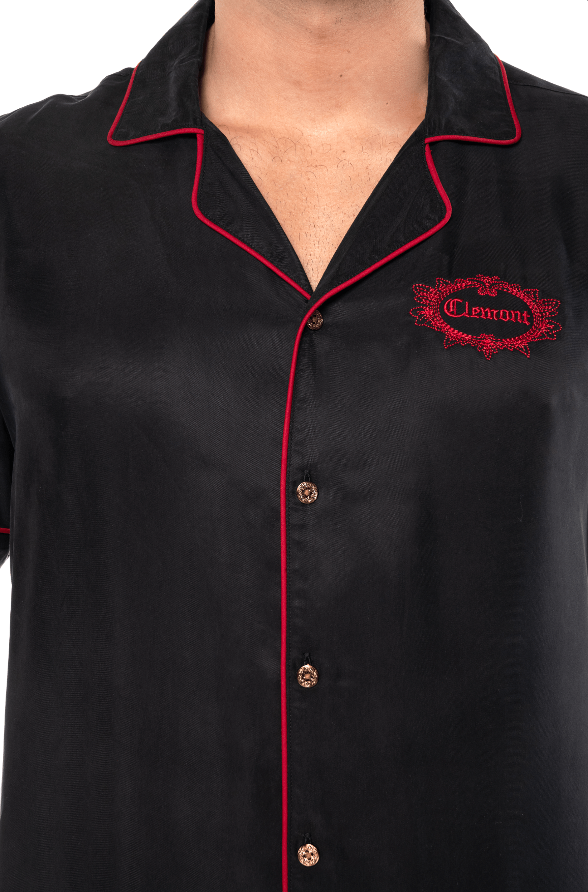 CAMISA DINAMO NEGRO/ROJO MASCULINO CLEMONT - CLEMONT.CO S.A.S.