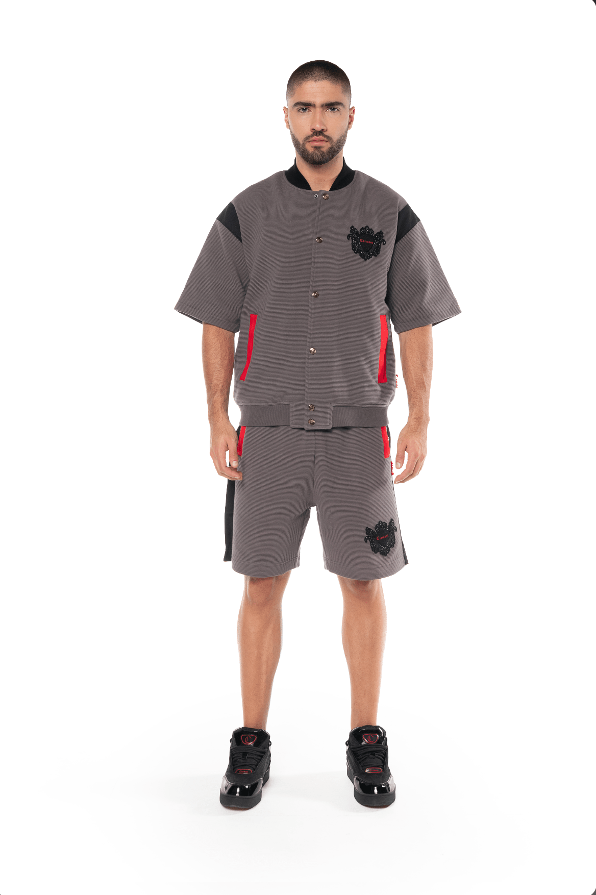 CAMISA MASCULINA ISTANA GRIS CLEMONT - Clemont Oficial