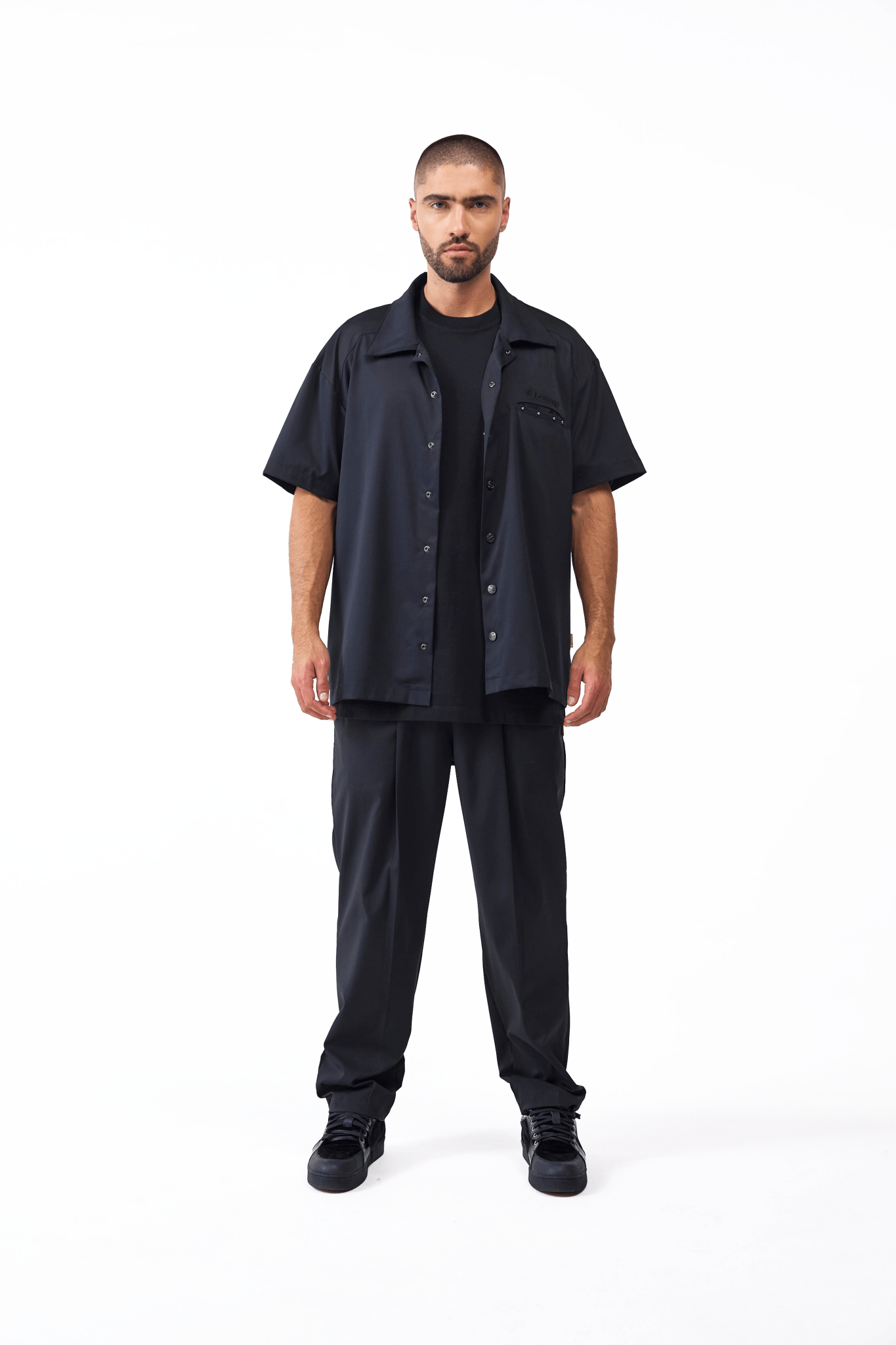 CAMISA MASCULINO RIVELAZIONE NEGRO CLEMONT - CLEMONT.CO S.A.S.