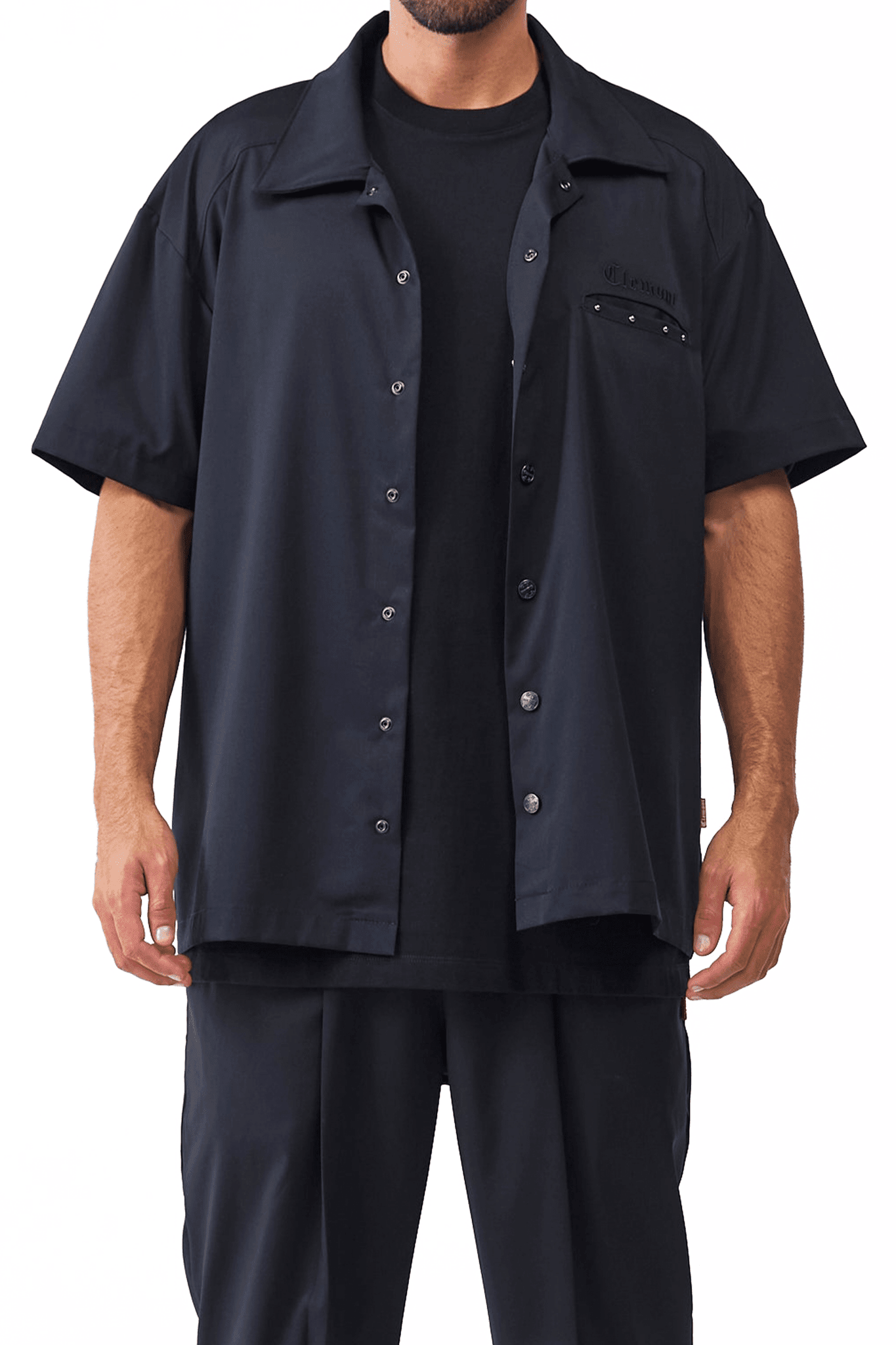 CAMISA MASCULINO RIVELAZIONE NEGRO CLEMONT - CLEMONT.CO S.A.S.
