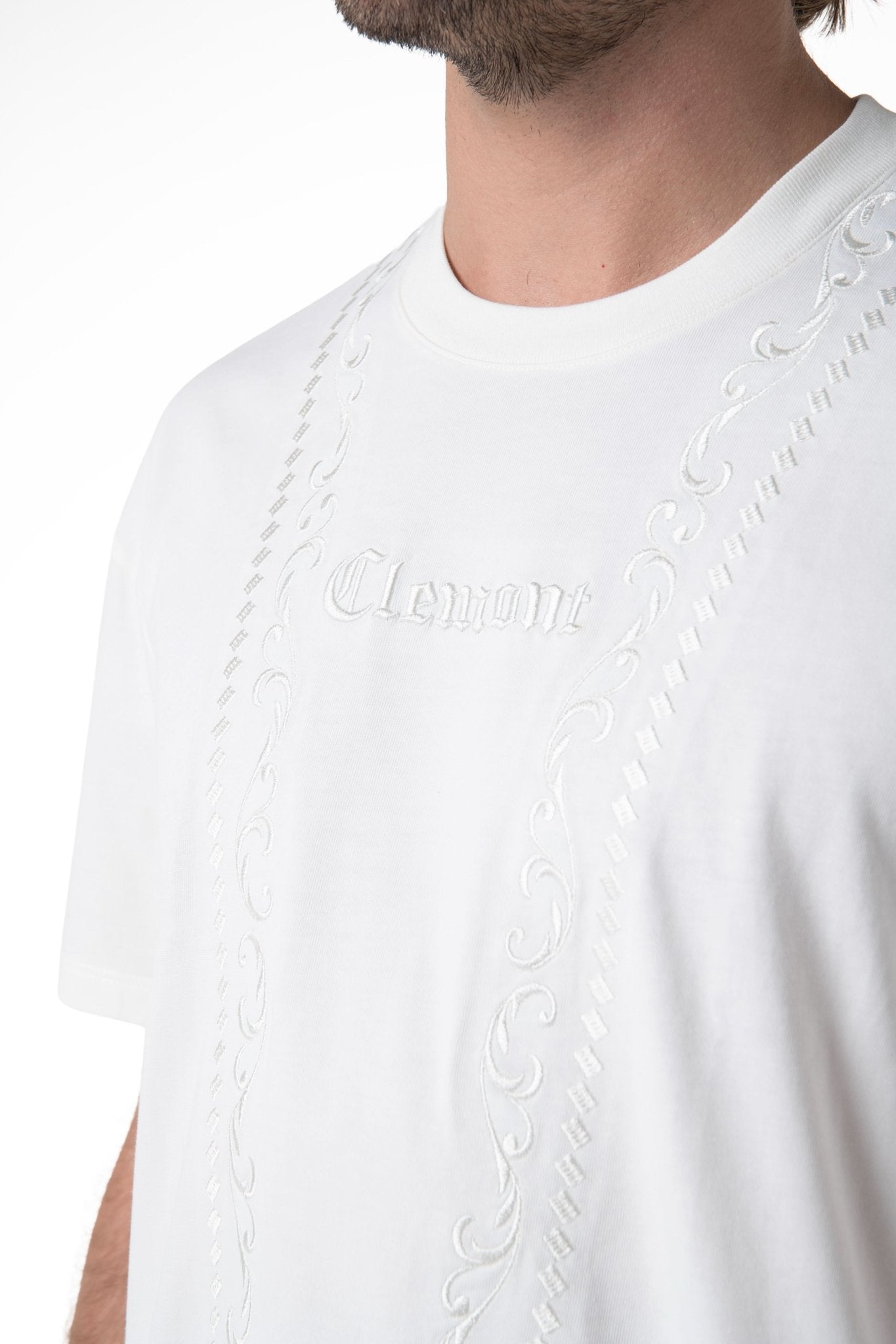 CAMISETA HOMBRE DISSOLVENZA CREMA CLEMONT - Clemont Oficial