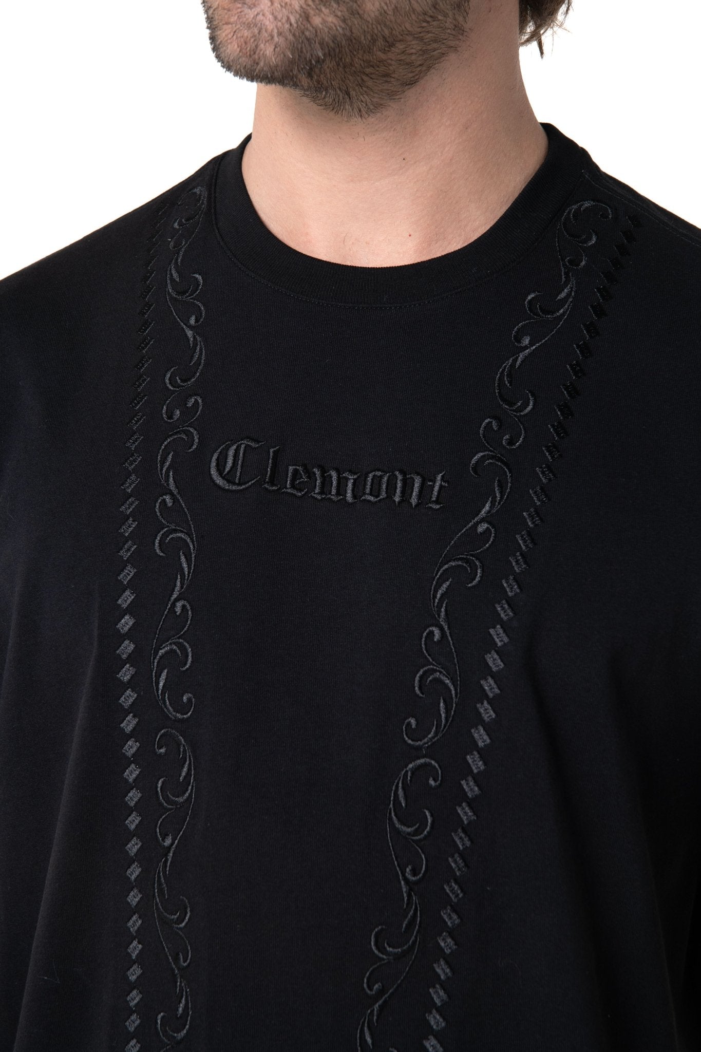 CAMISETA HOMBRE DISSOLVENZA NEGRO CLEMONT - Clemont Oficial