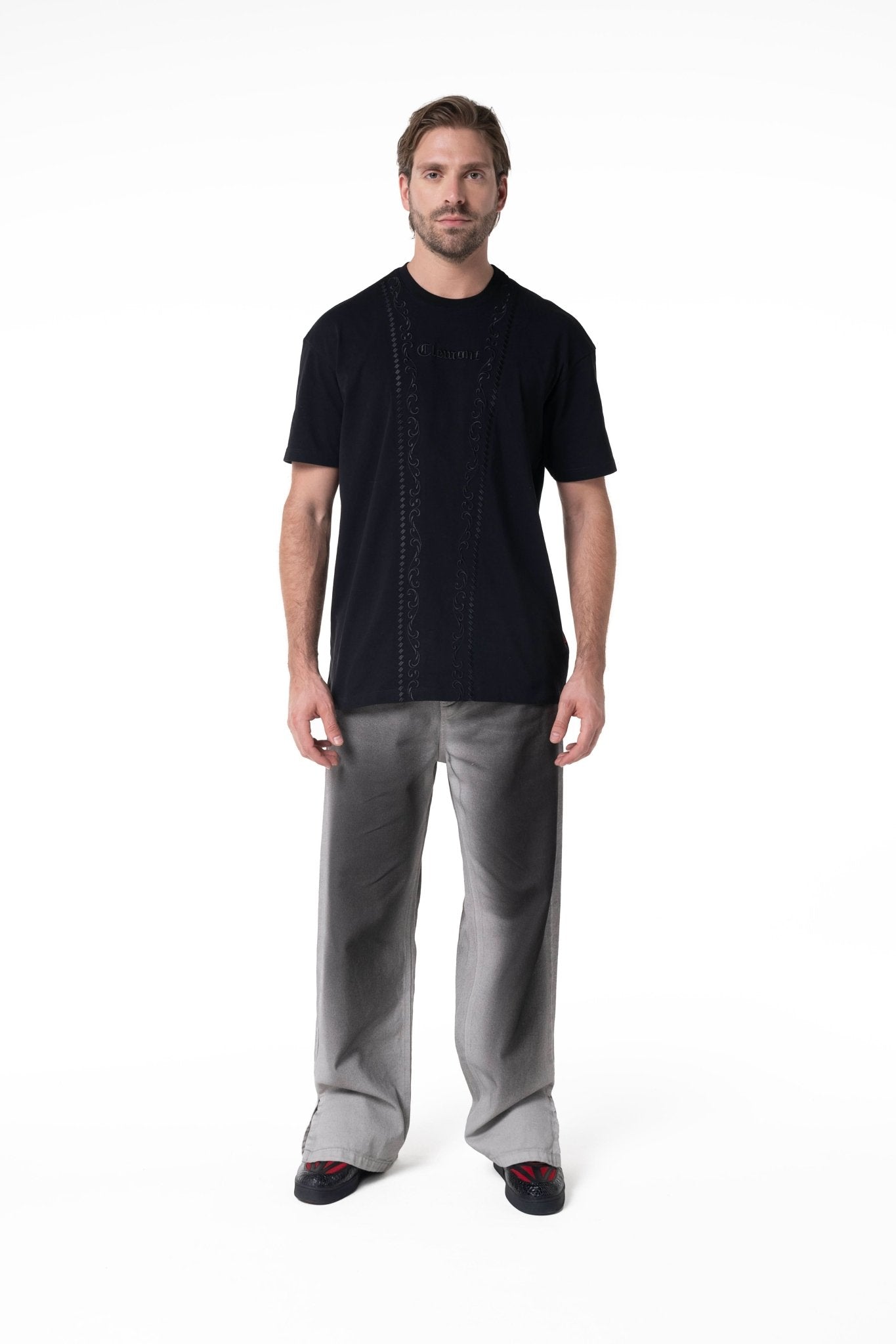 CAMISETA HOMBRE DISSOLVENZA NEGRO CLEMONT - Clemont Oficial