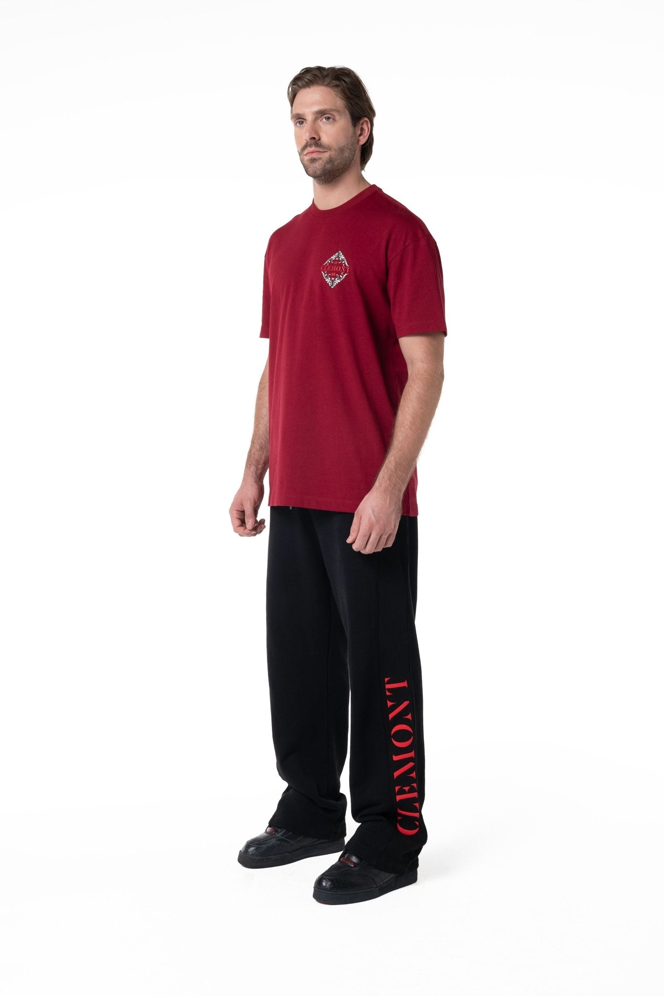 CAMISETA HOMBRE ECLISSATO VINO TINTO CLEMONT - Clemont Oficial