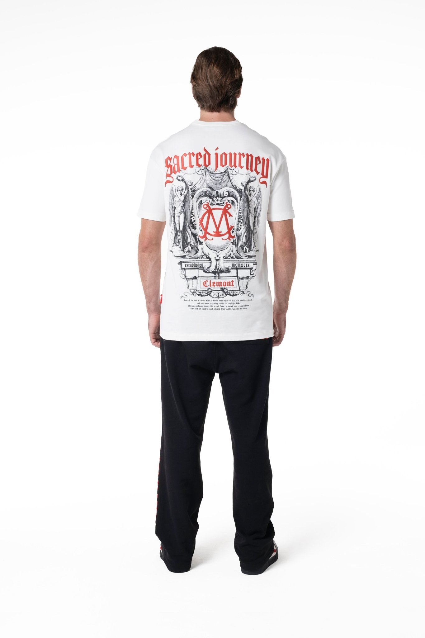 CAMISETA HOMBRE INCRESPATURA CREMA CLEMONT - Clemont Oficial