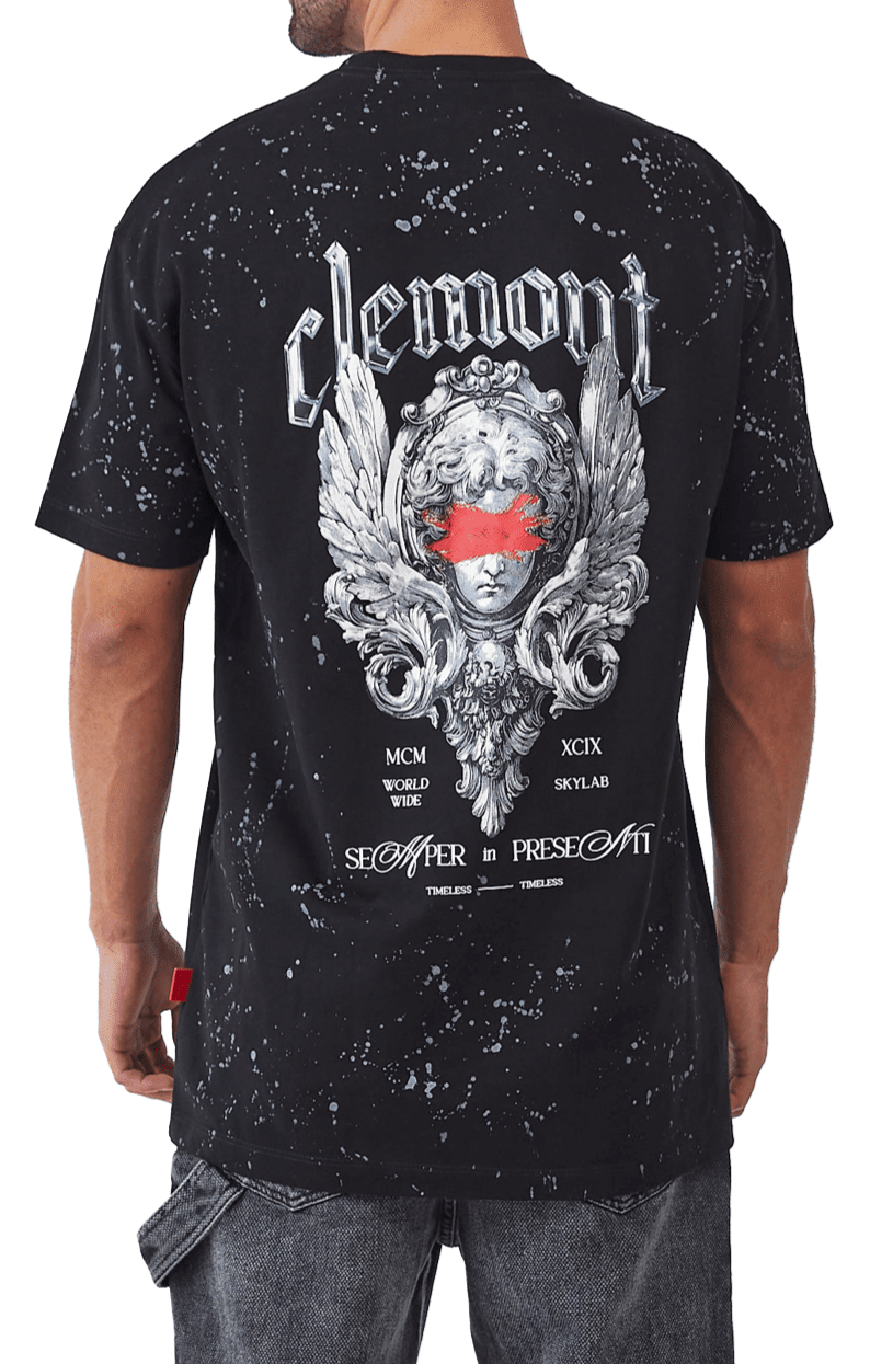 CAMISETA HOMBRE MACCHIA NEGRO CLEMONT - Clemont Oficial