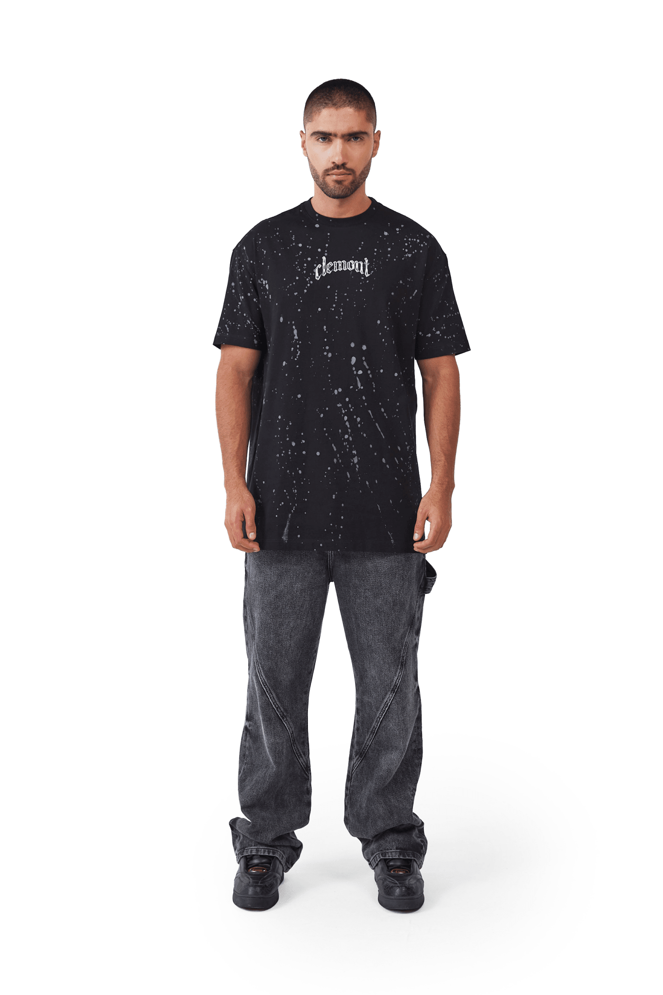 CAMISETA HOMBRE MACCHIA NEGRO CLEMONT - Clemont Oficial