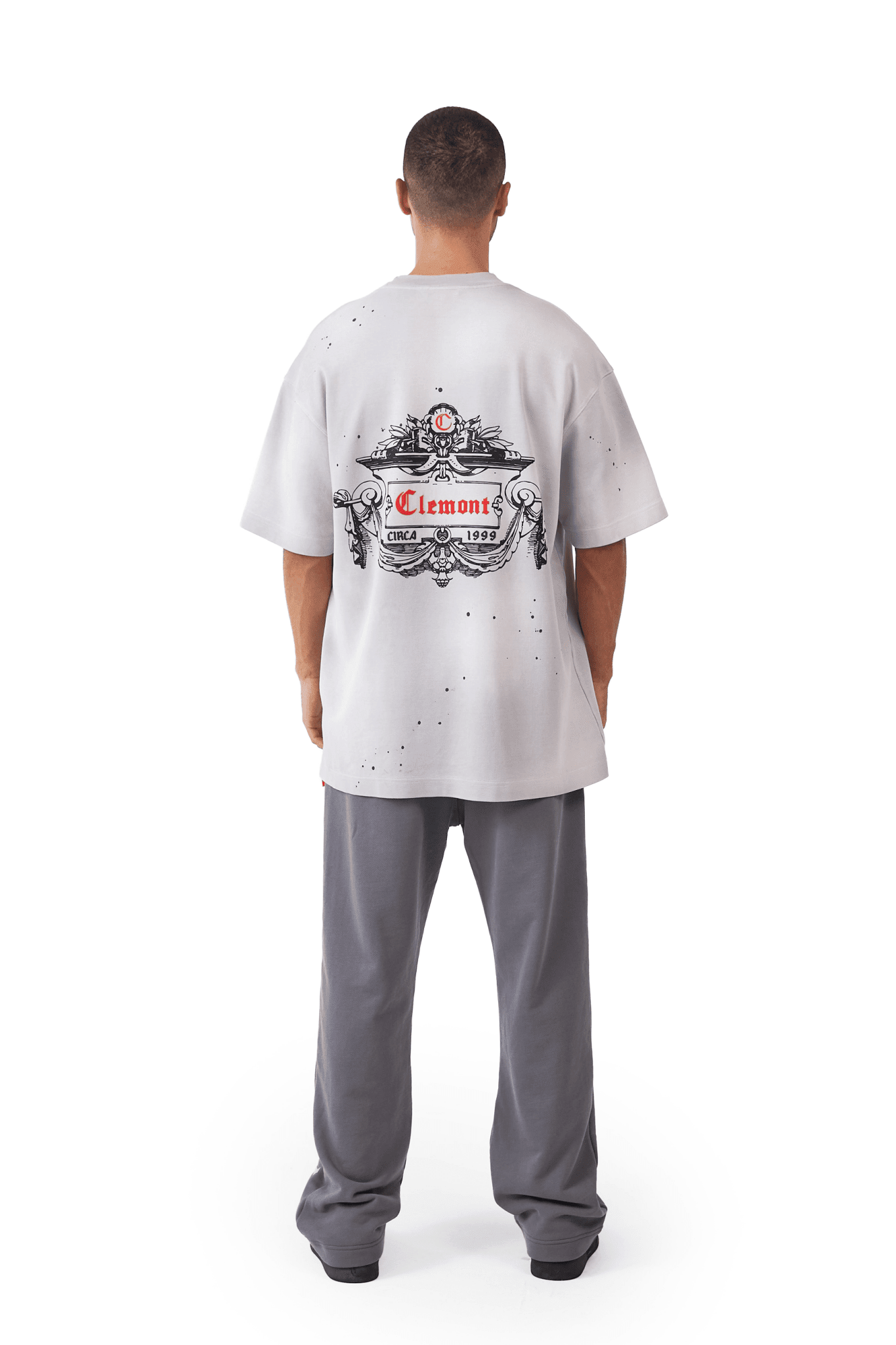 CAMISETA HOMBRE OVERSIZED DISORDINE GRIS CLEMONT - CLEMONT.CO S.A.S.