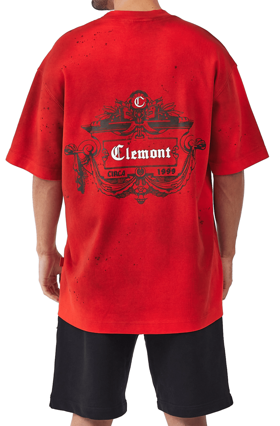 CAMISETA HOMBRE OVERSIZED DISORDINE ROJO CLEMONT - CLEMONT.CO S.A.S.