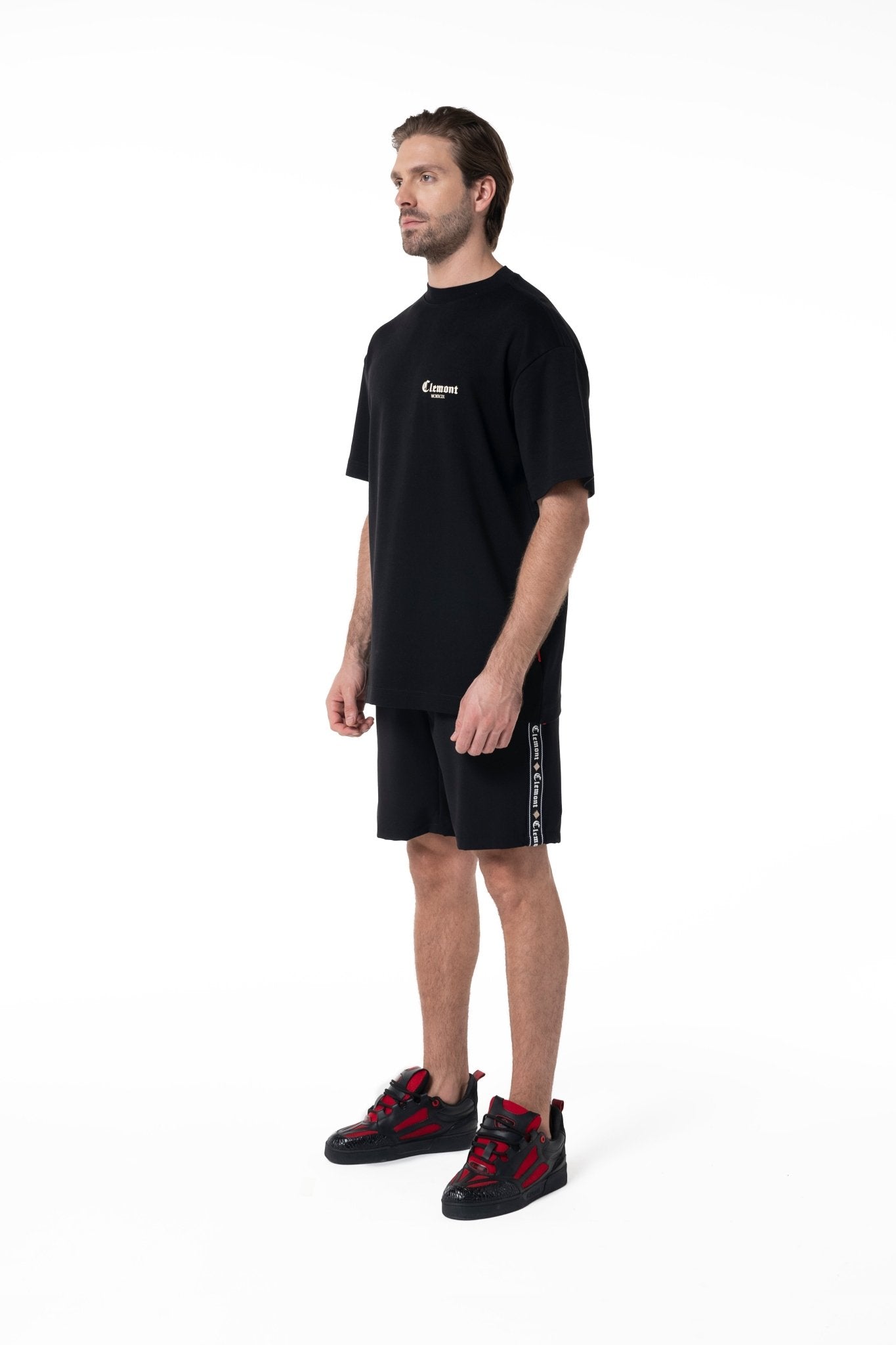 CAMISETA HOMBRE SPIGA NEGRO CLEMONT - Clemont Oficial
