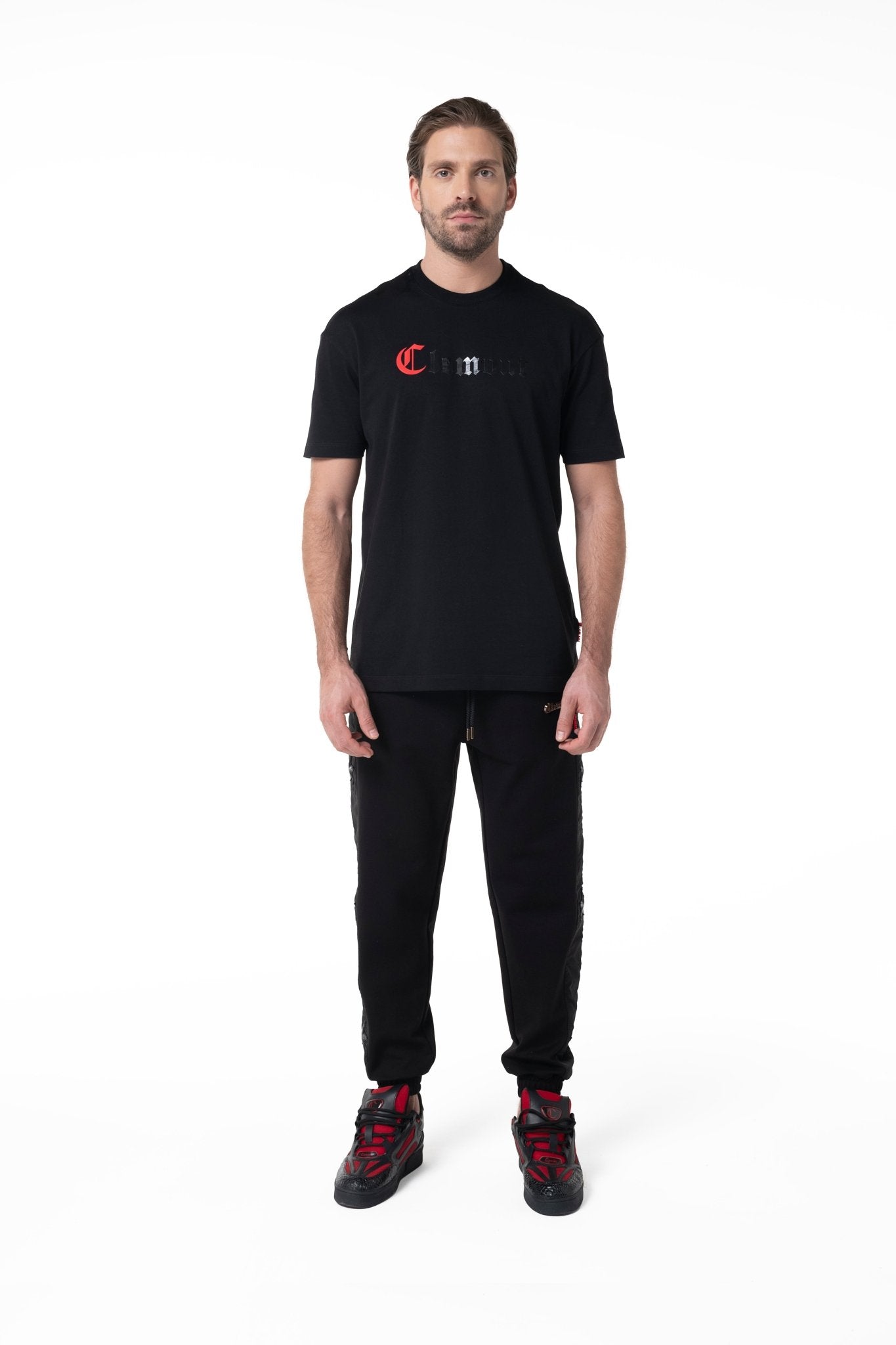 CAMISETA HOMBRE SPOGLIA NEGRO CLEMONT - Clemont Oficial
