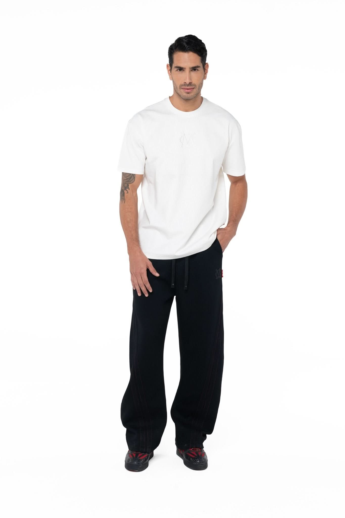 CAMISETA MASCULINA ARGILA CREMA - Clemont Oficial