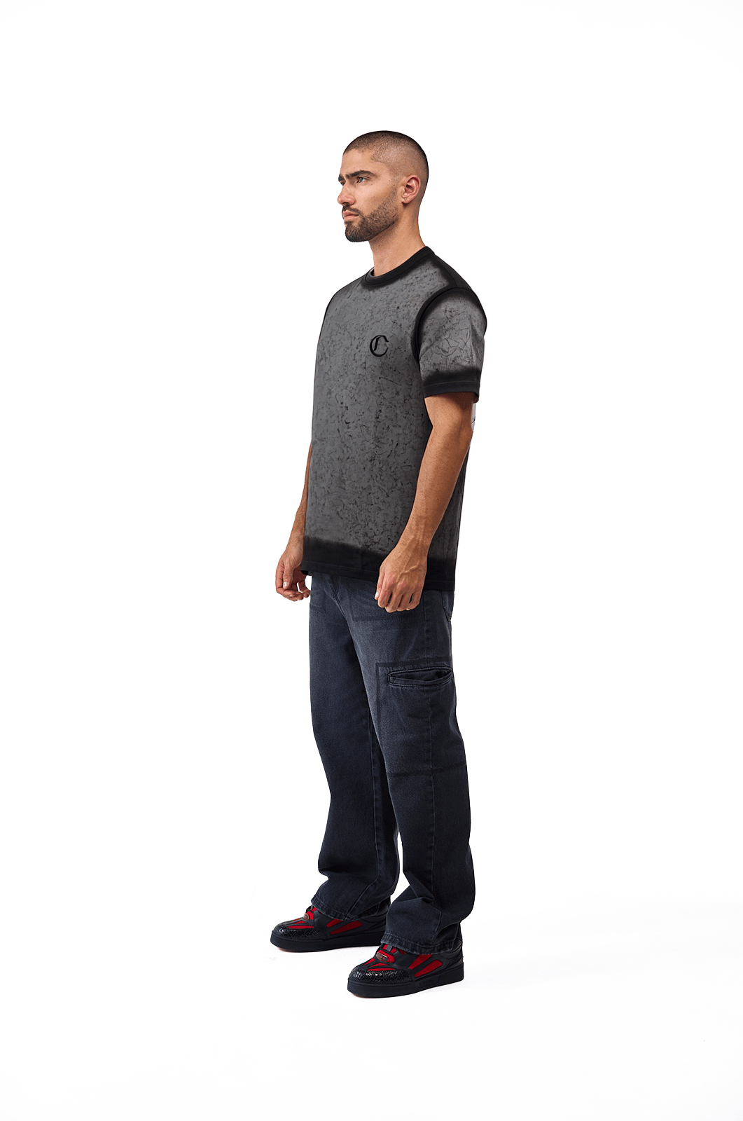 CAMISETA MASCULINA CAUTELA GRIS CLEMONT - Clemont Oficial
