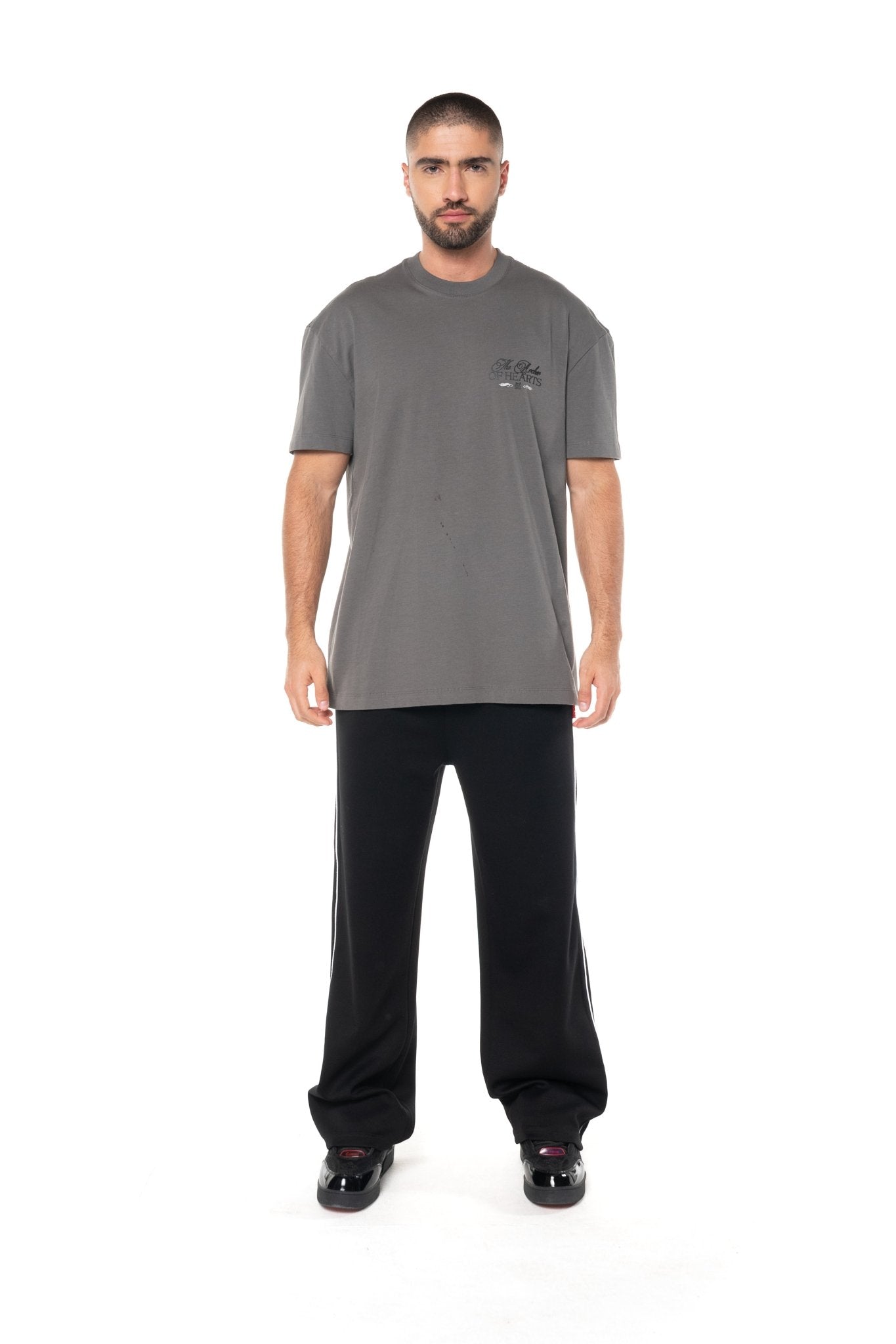 CAMISETA MASCULINA DIMORA GRIS OSCURO CLEMONT - Clemont Oficial