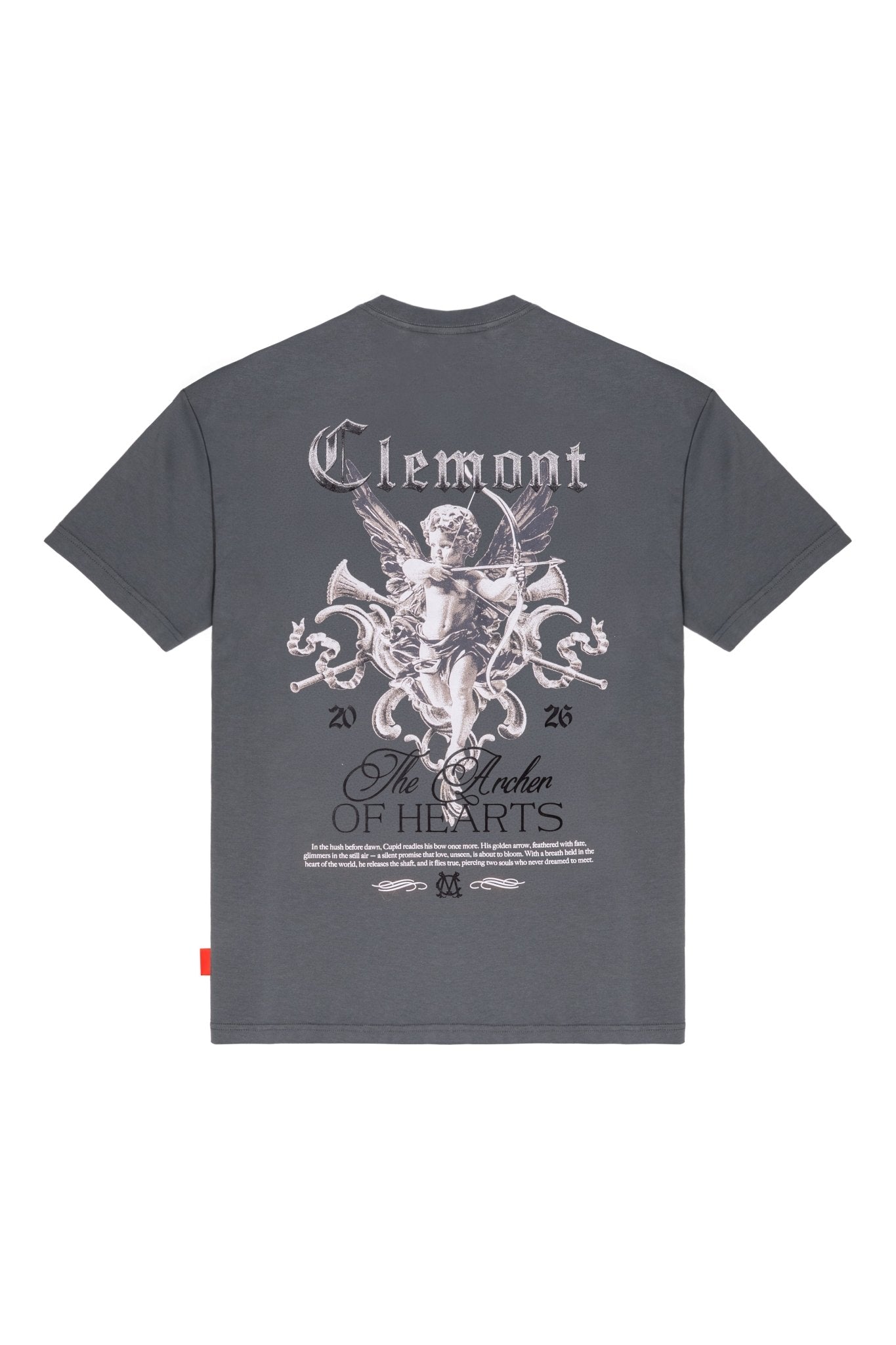 CAMISETA MASCULINA DIMORA GRIS OSCURO CLEMONT - Clemont Oficial