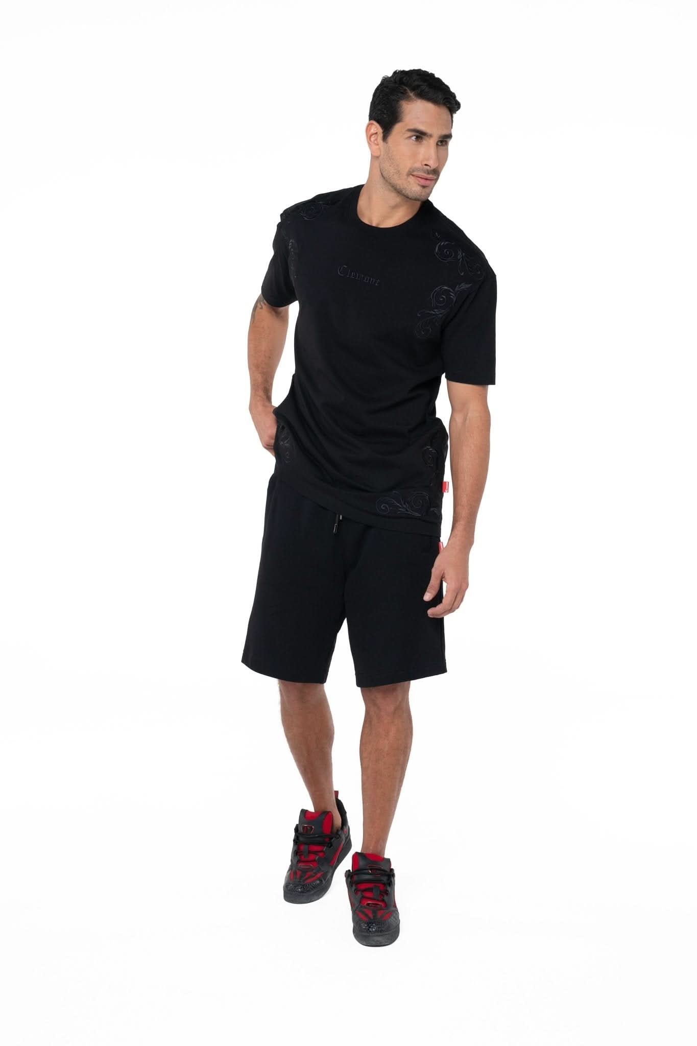 CAMISETA MASCULINA EVOLVERE NEGRO CLEMONT - Clemont Oficial