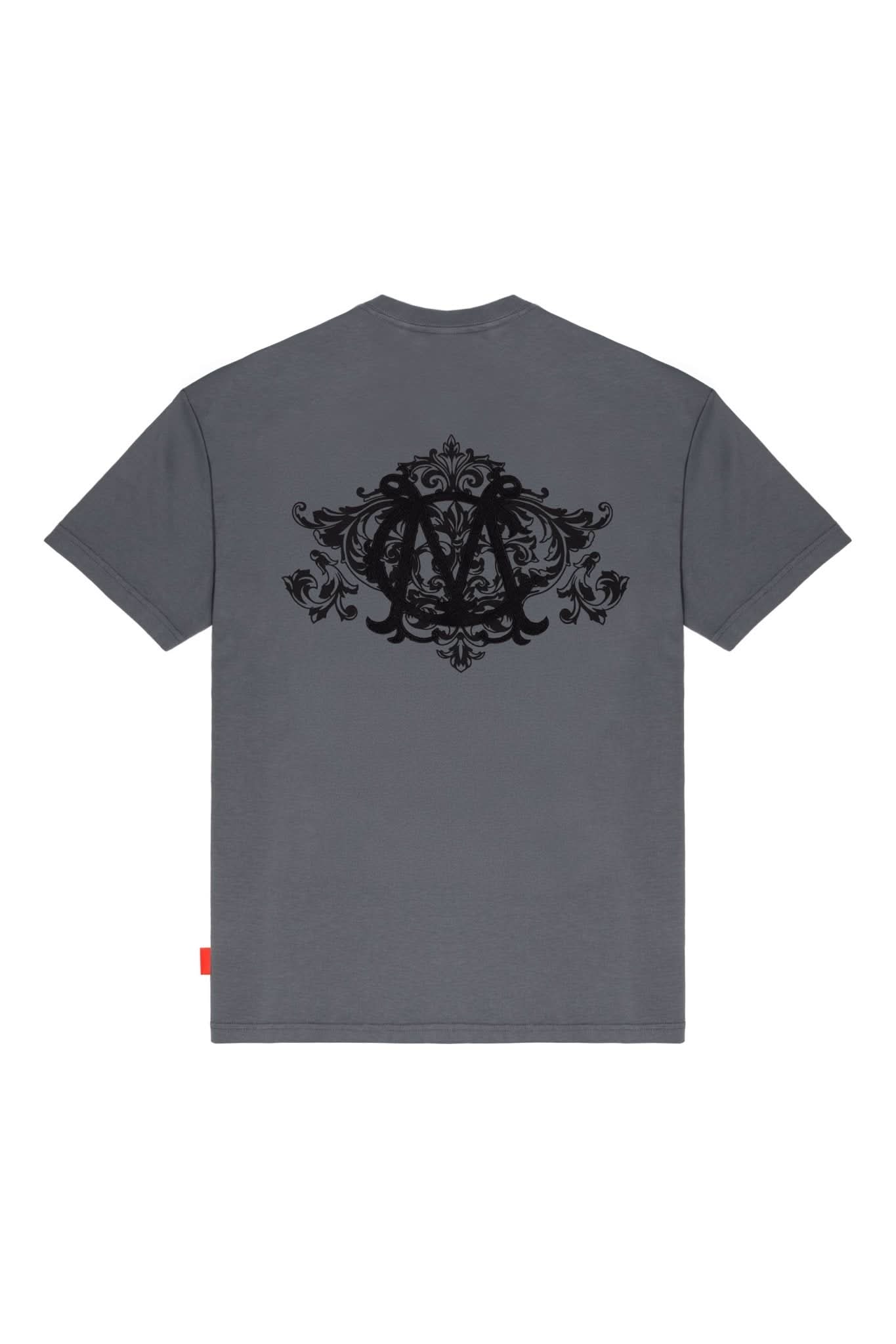 CAMISETA MASCULINA MUSCHIO GRIS OSCURO CLEMONT - Clemont Oficial