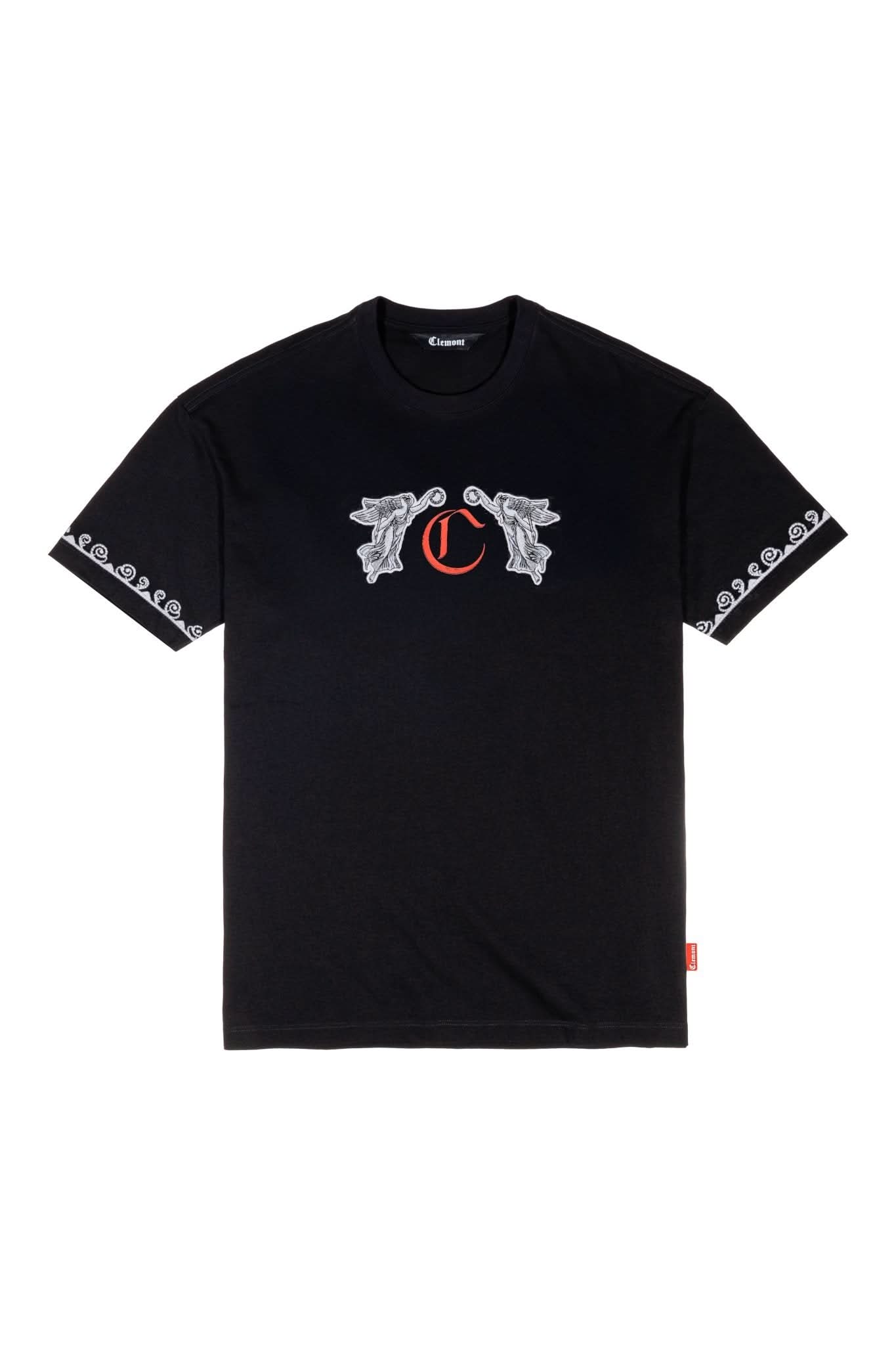 CAMISETA MASCULINA SAGOMA NEGRO CLEMONT - Clemont Oficial