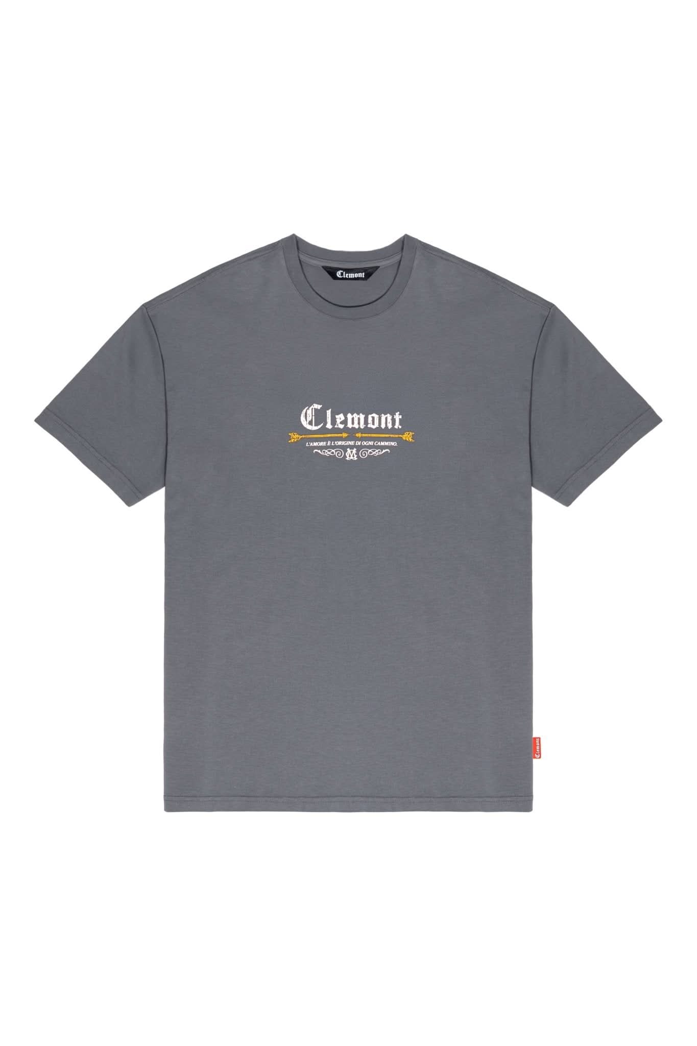 CAMISETA MASCULINA TATTILE GRIS CLEMONT - Clemont Oficial