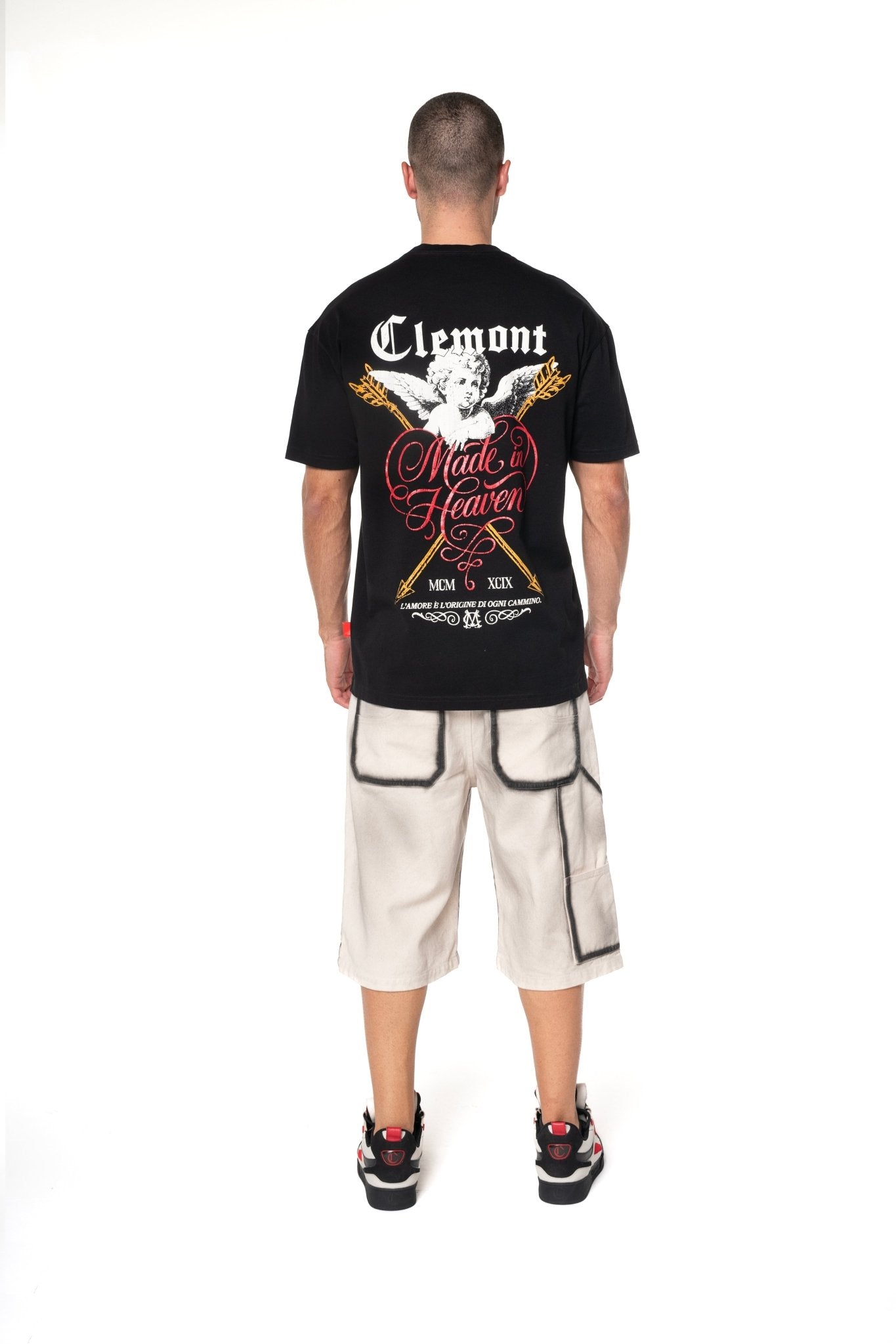 CAMISETA MASCULINA TATTILE NEGRO CLEMONT - Clemont Oficial