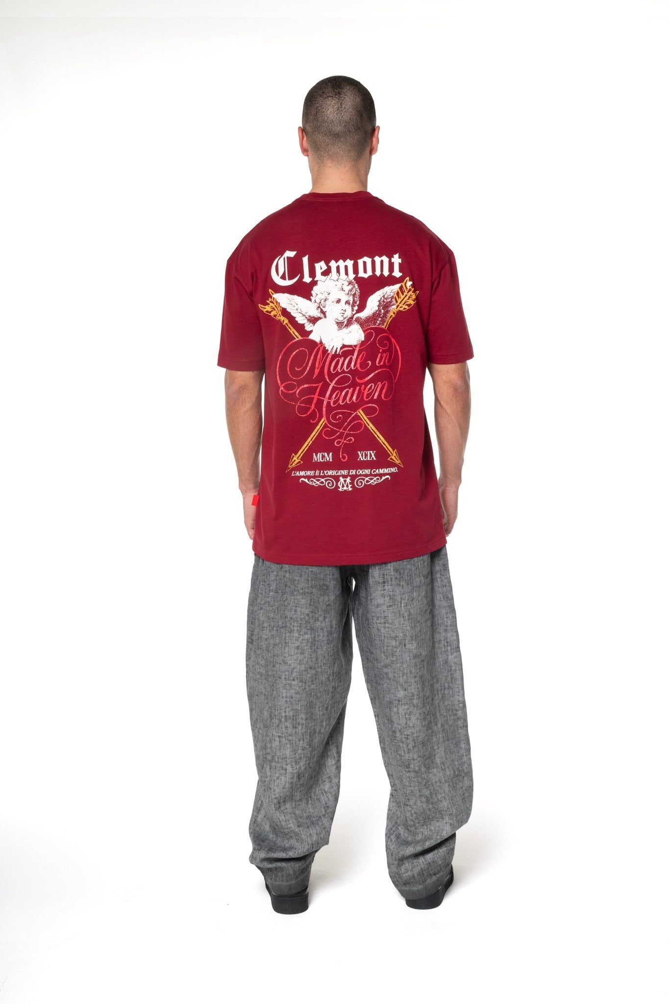 CAMISETA MASCULINA TATTILE VINOTINTO CLEMONT - Clemont Oficial