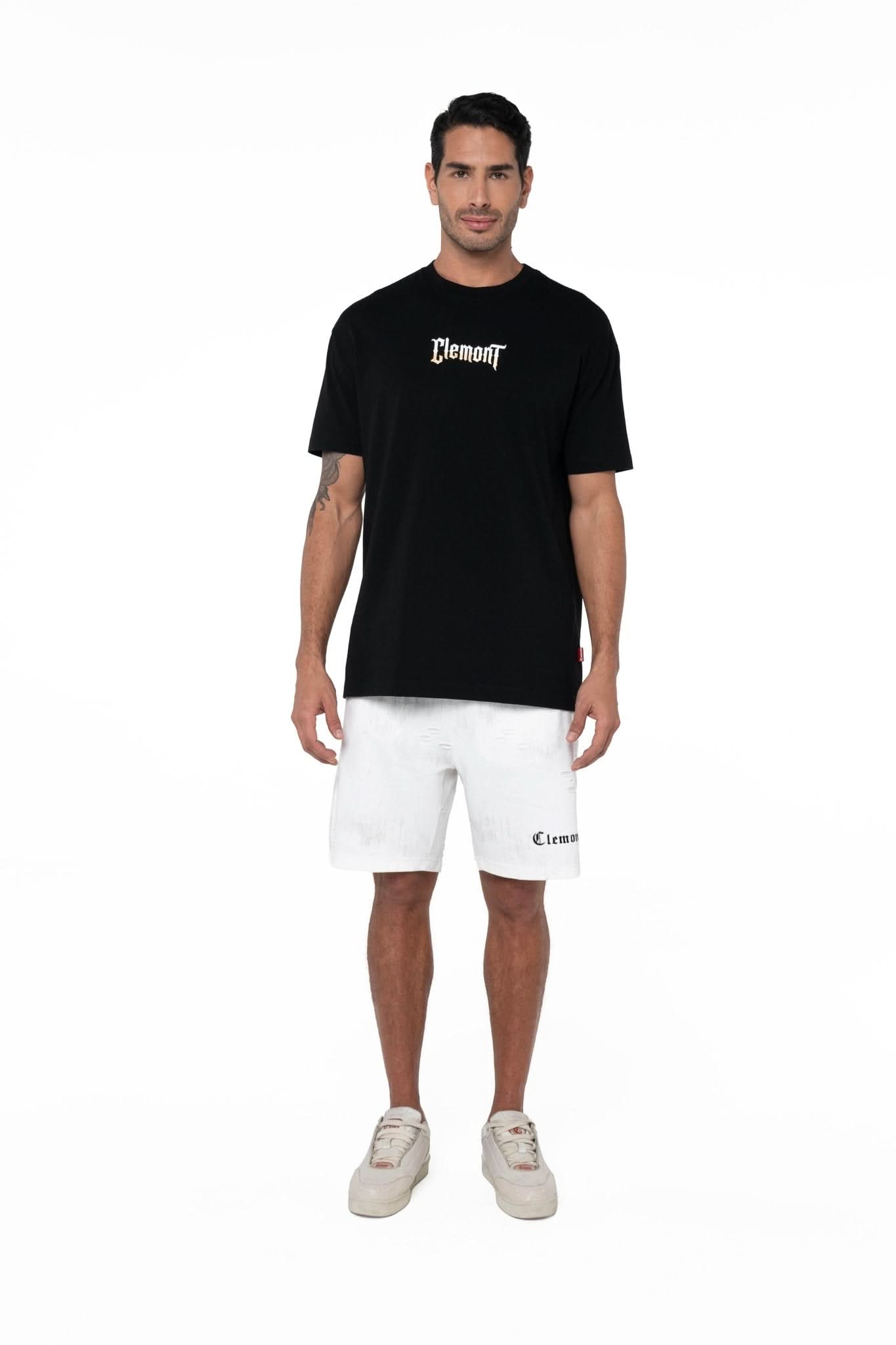 CAMISETA MASCULINA TORRENTE NEGRO CLEMONT - Clemont Oficial