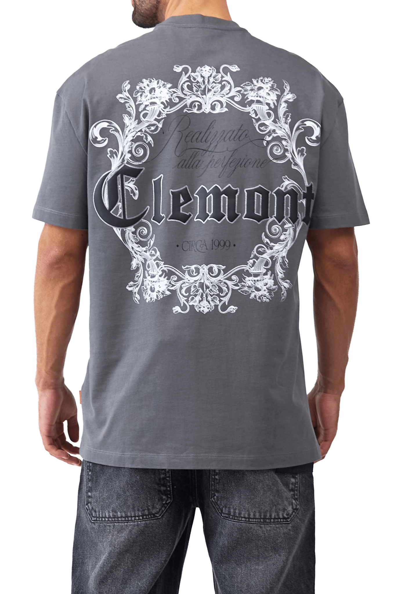 CAMISETA MASCULINO BENEVOLENZA GRIS OSCURO CLEMONT - CLEMONT.CO S.A.S.