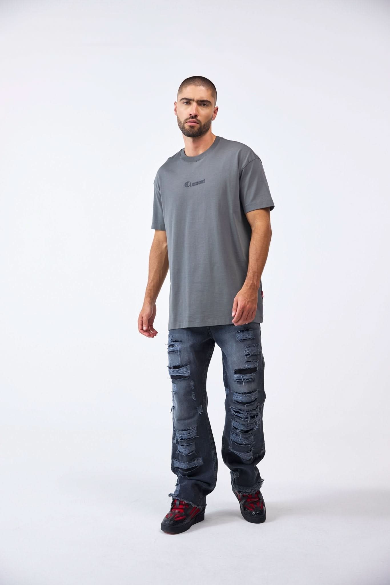 CAMISETA MASCULINO BRUMALE GRIS OSCURO CLEMONT - CLEMONT.CO S.A.S.