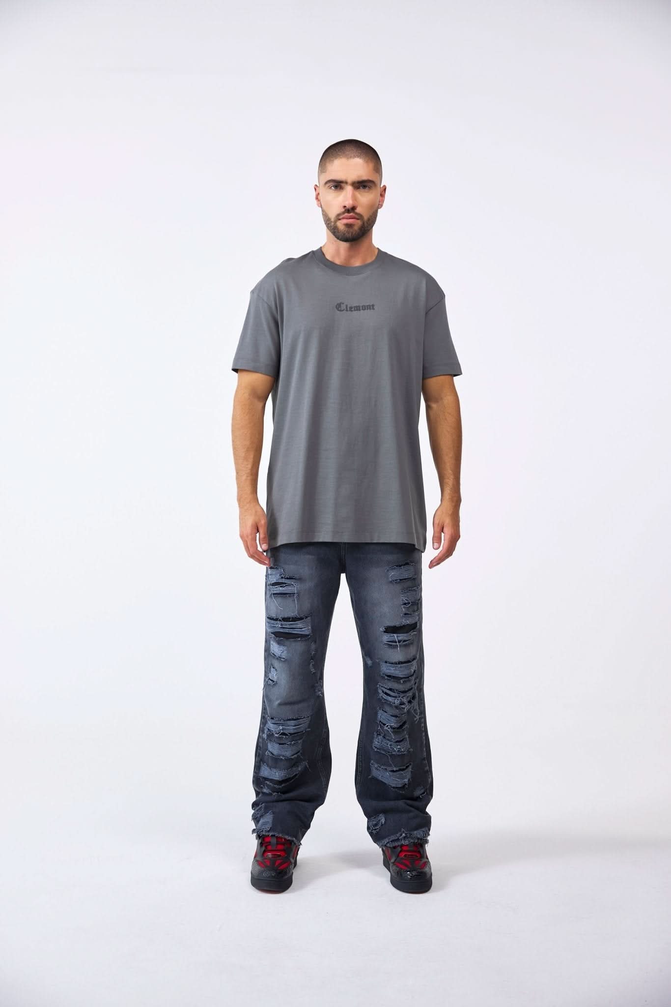 CAMISETA MASCULINO BRUMALE GRIS OSCURO CLEMONT - CLEMONT.CO S.A.S.