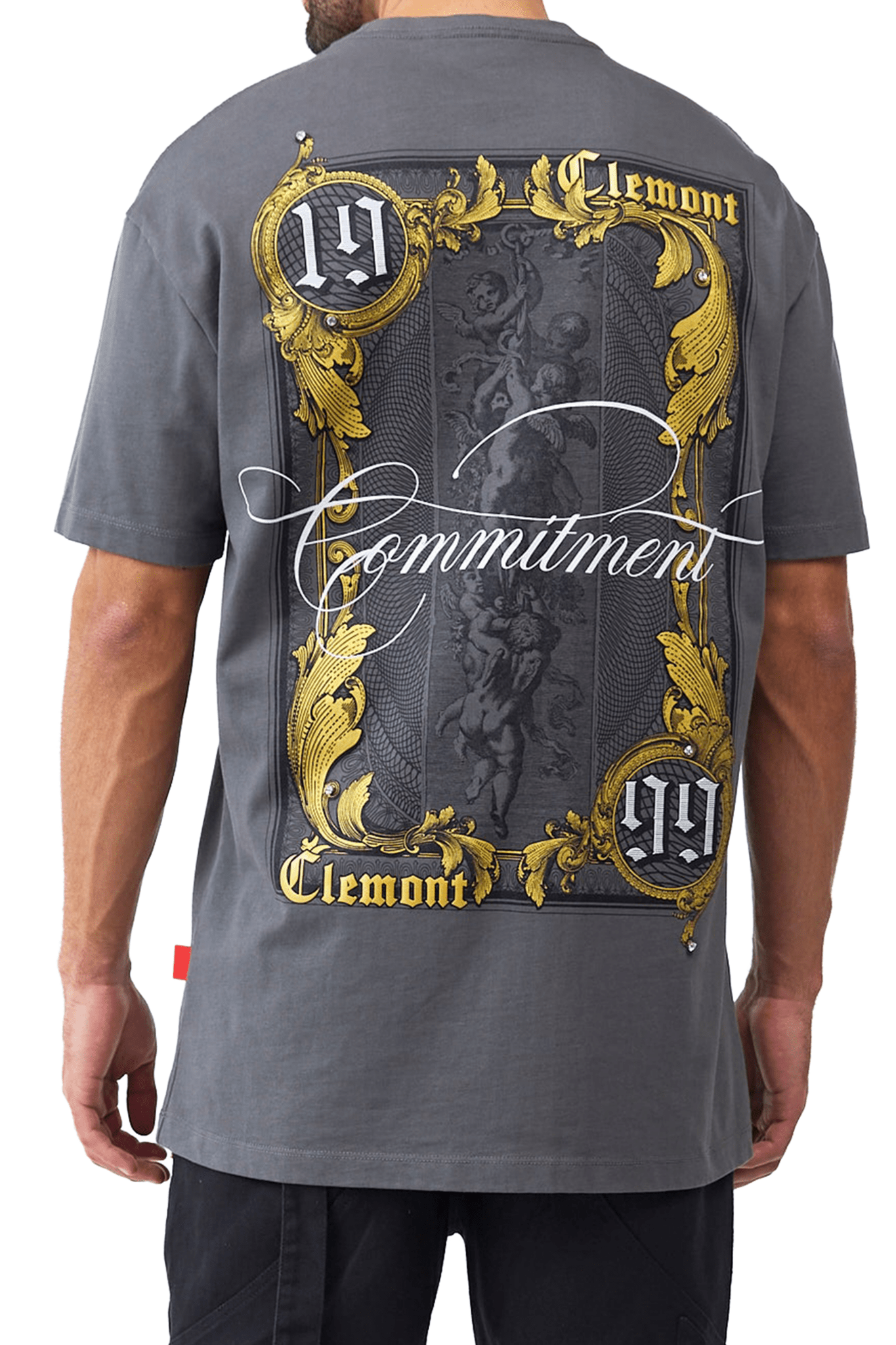 CAMISETA MASCULINO CUPOLA GRIS OSCURO CLEMONT - CLEMONT.CO S.A.S.