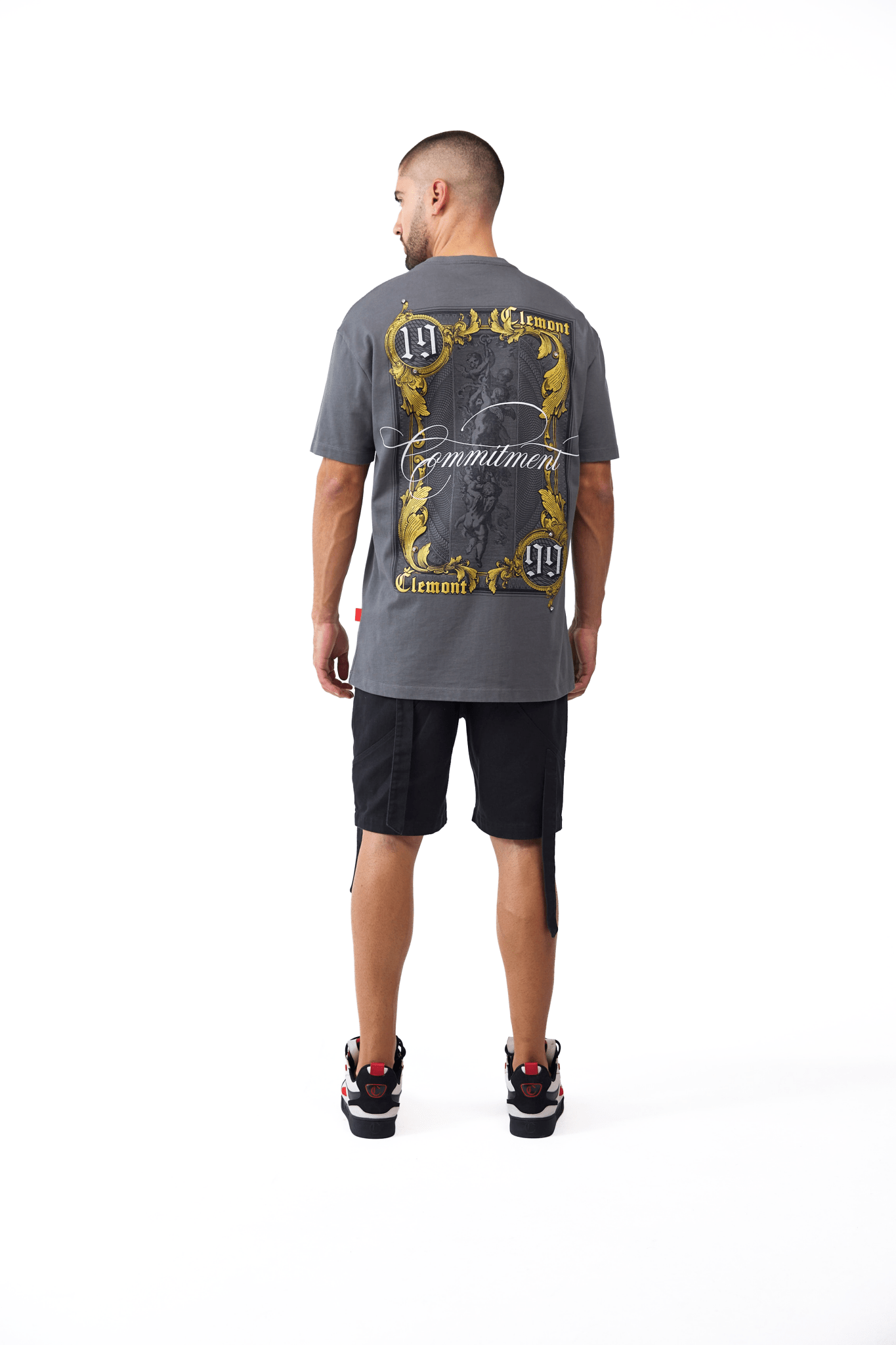 CAMISETA MASCULINO CUPOLA GRIS OSCURO CLEMONT - CLEMONT.CO S.A.S.